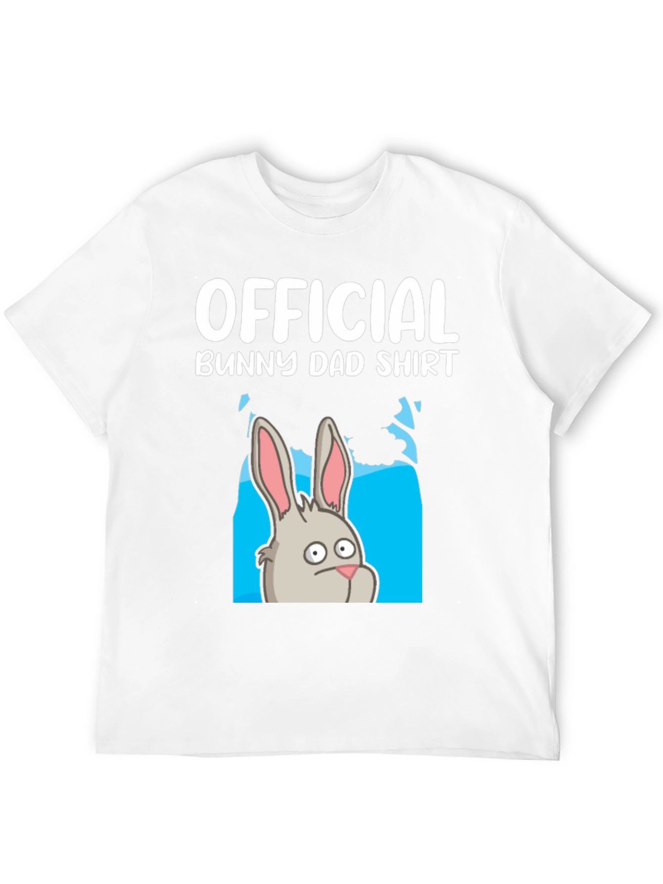 Black Official Bunny Dad Shirt - Funny Easter T-Shirt view 12