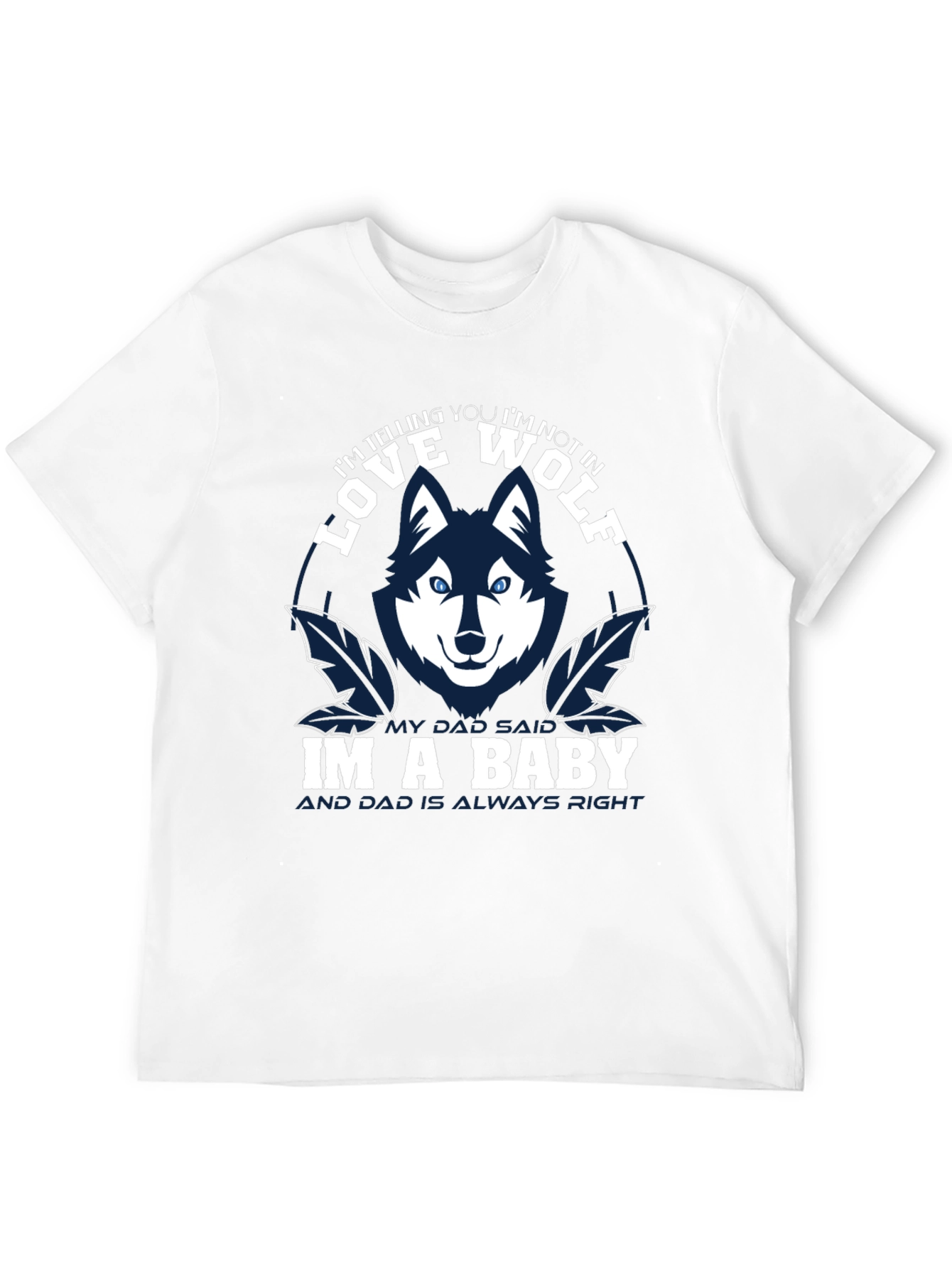 Black Love Wolf Baby T-Shirt view 12