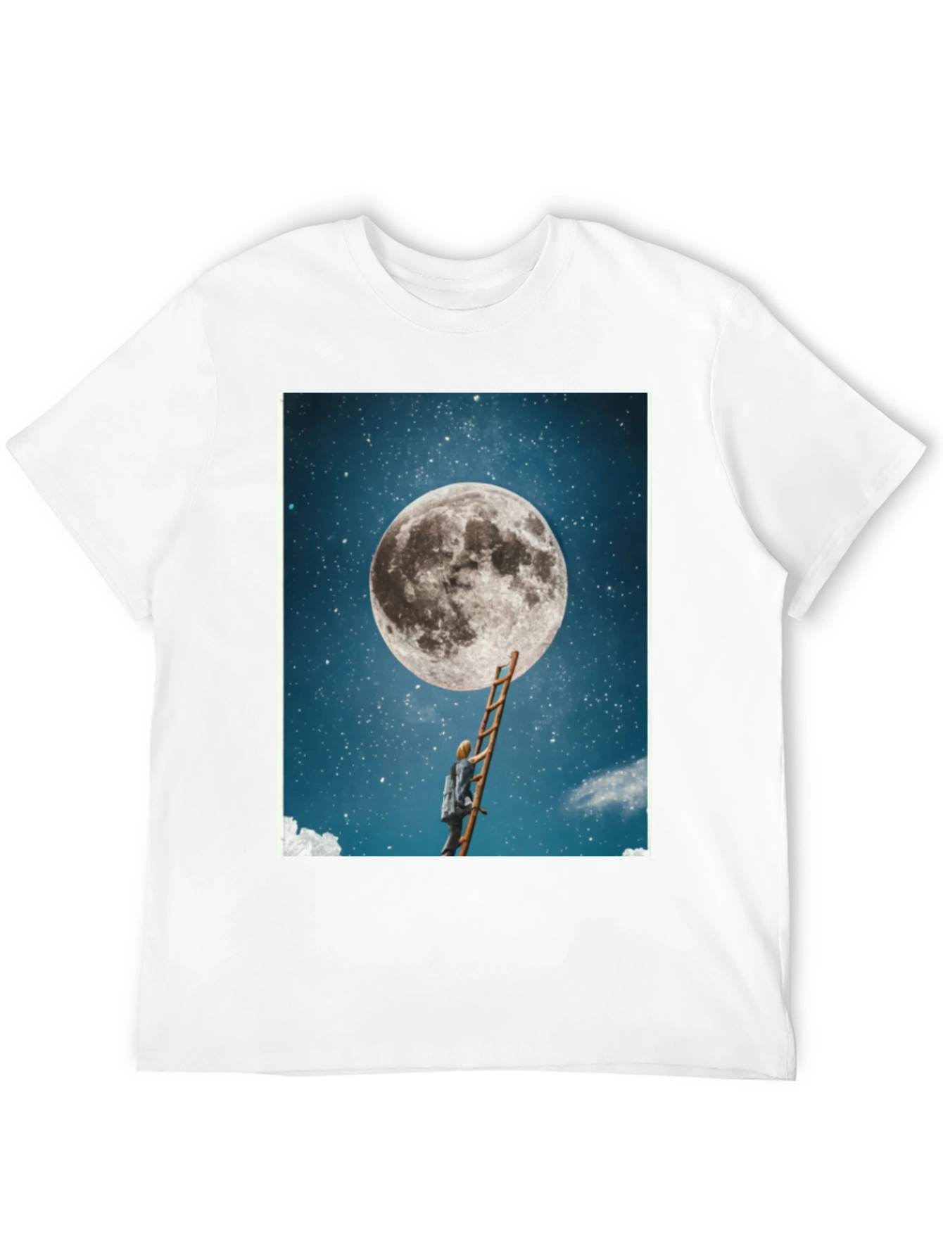 Black Moon Ladder Graphic T-Shirt - Black view 12