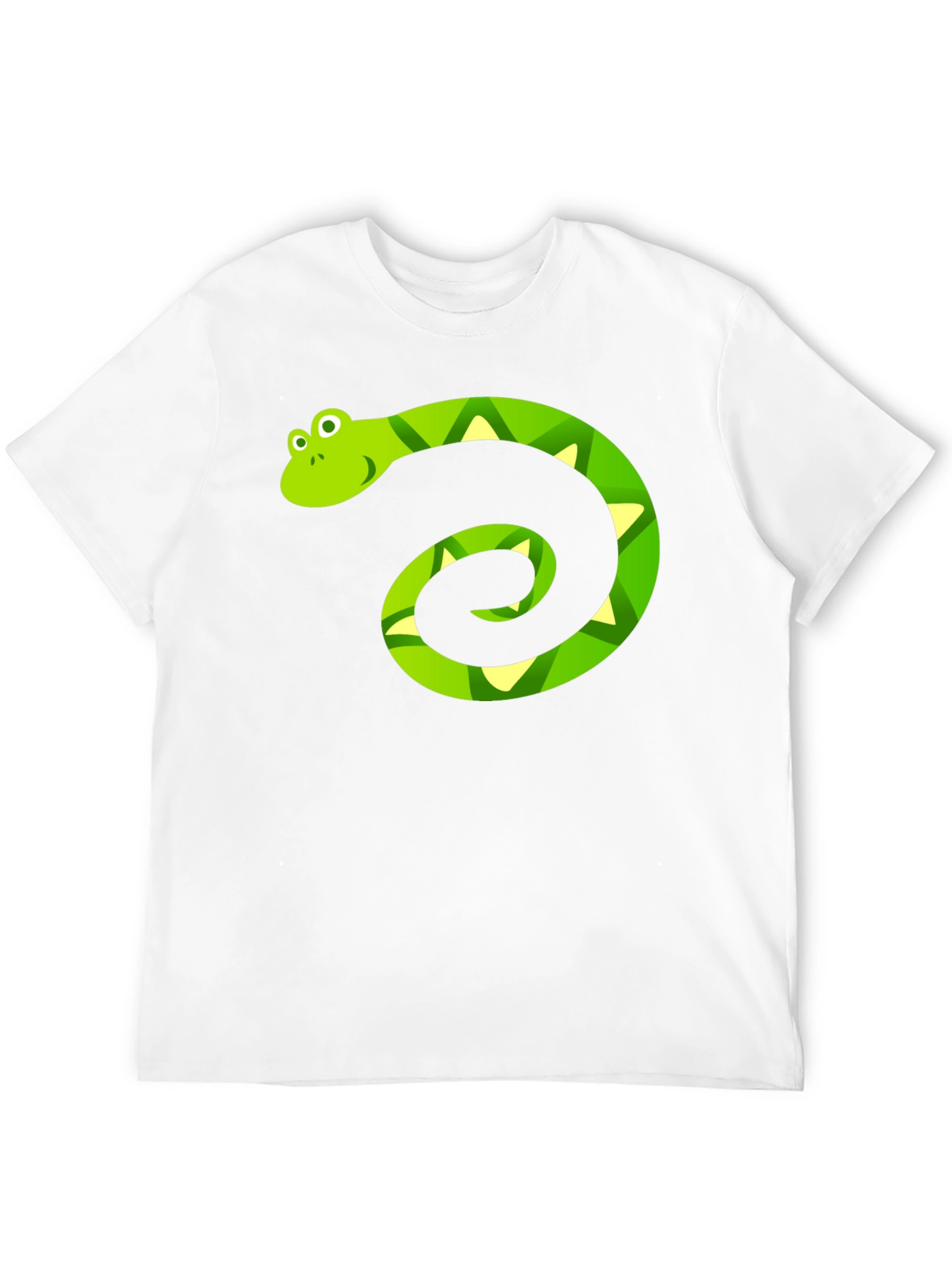 Black Snake Graphic Tee - Black Cotton T-Shirt view 12