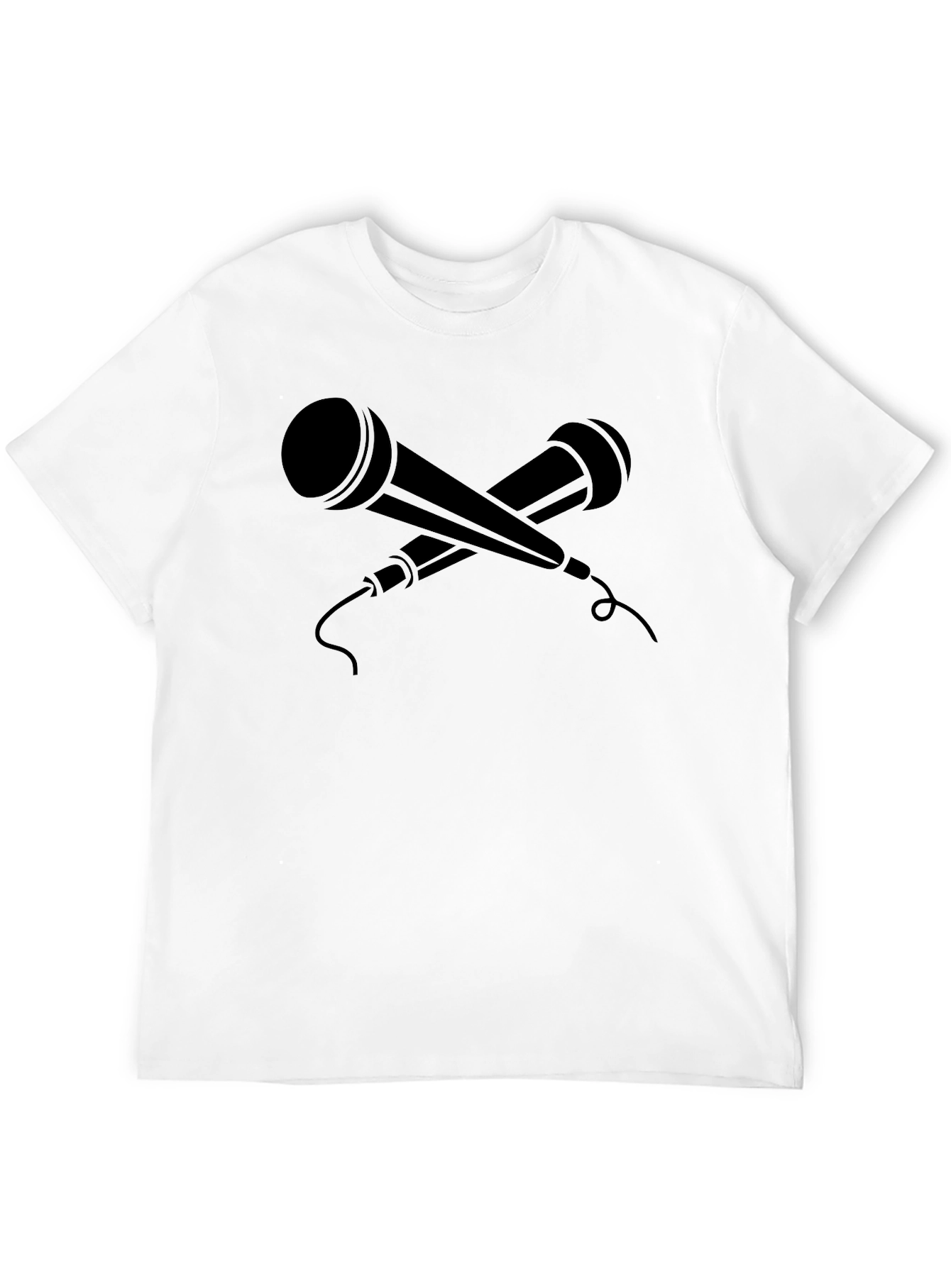 Black Mic Drop Graphic Tee - Men's Black T-Shirt view 12