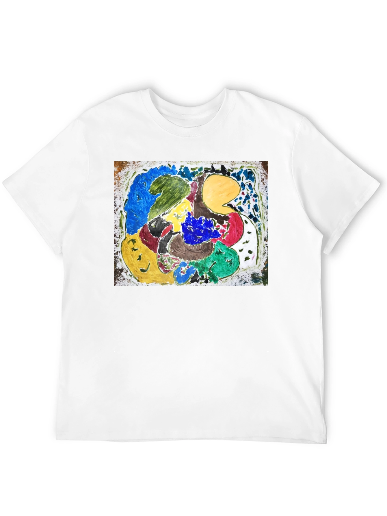 Black Abstract Art Graphic Tee - Unique Design view 12