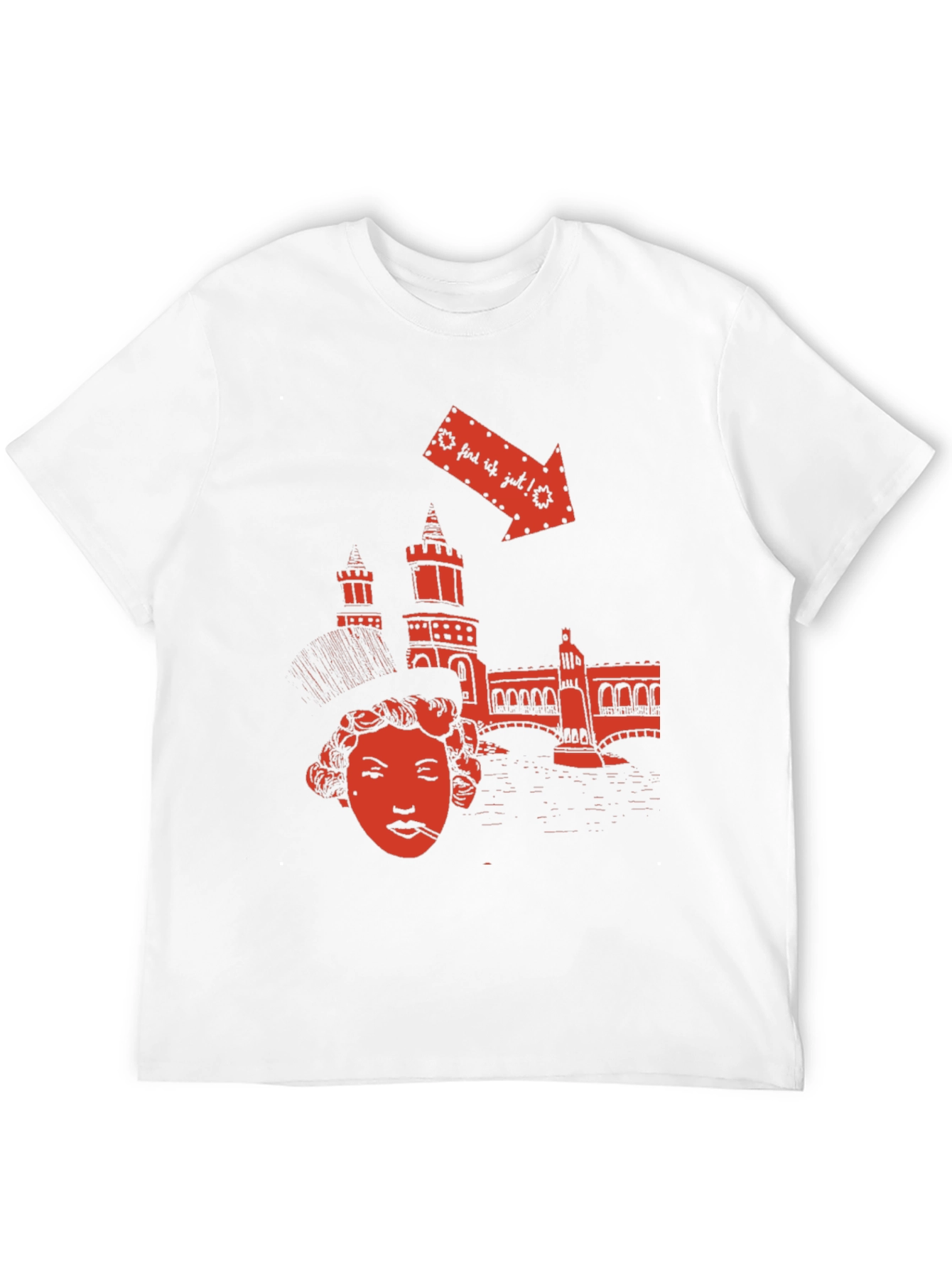 Black Berlin Vibe Graphic Tee - Unique Design view 12