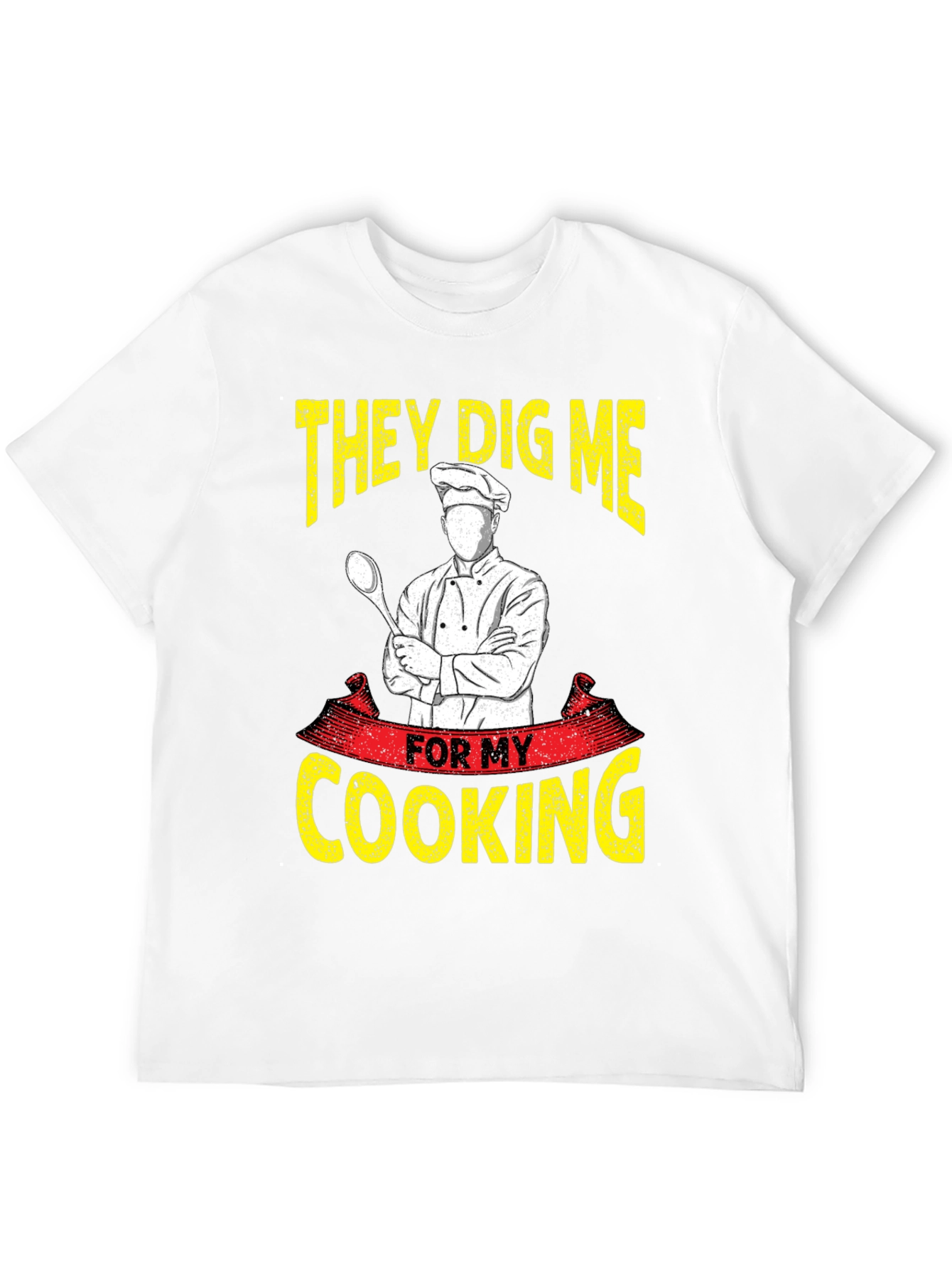 Black Chef Cooking T-Shirt - They Dig Me For My Cooking view 12