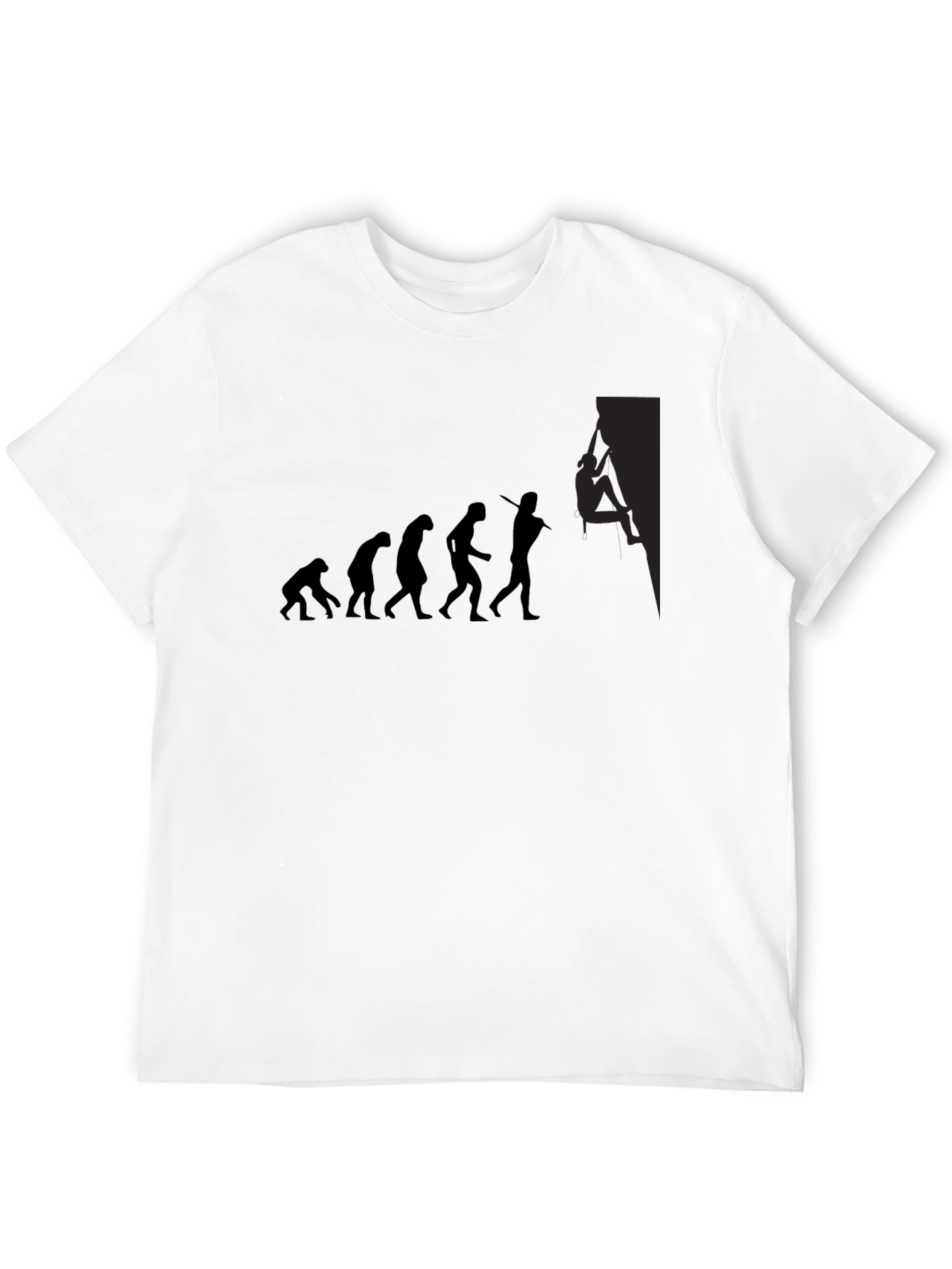 Black Evolution to Climber Men's T-Shirt view 12