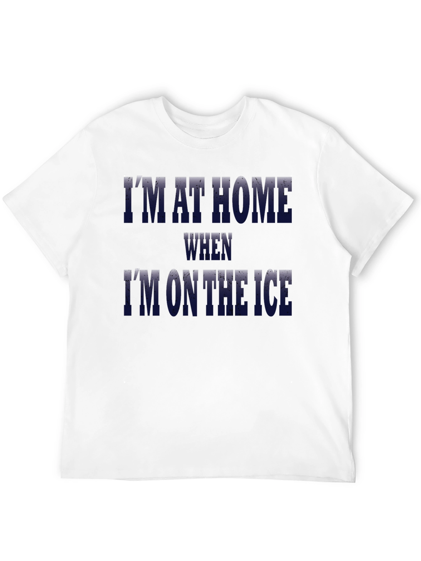 Black I'm At Home On The Ice Graphic Tee view 12