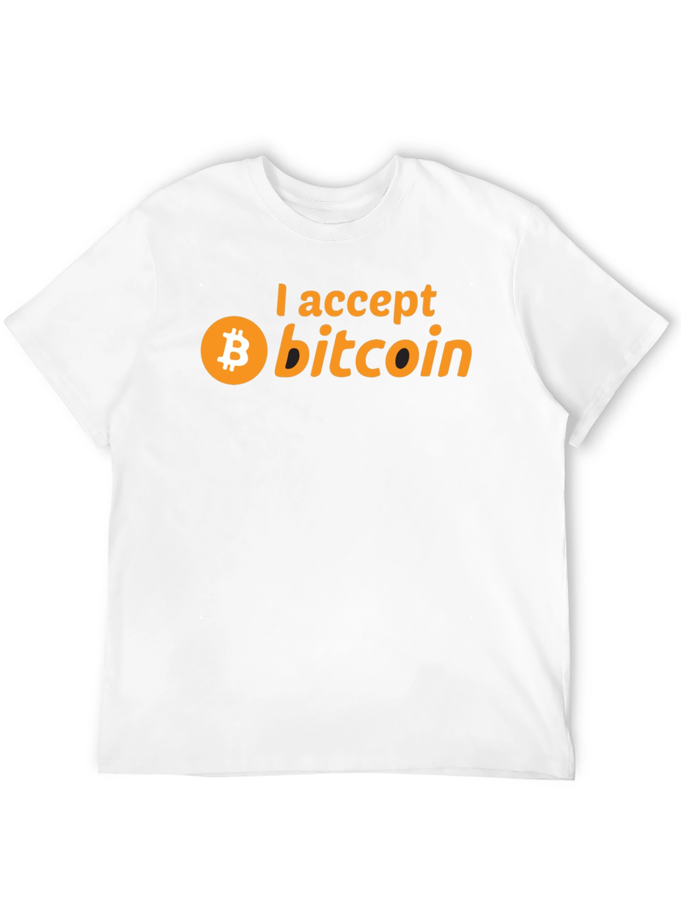 Black I Accept Bitcoin Crypto T-Shirt view 12