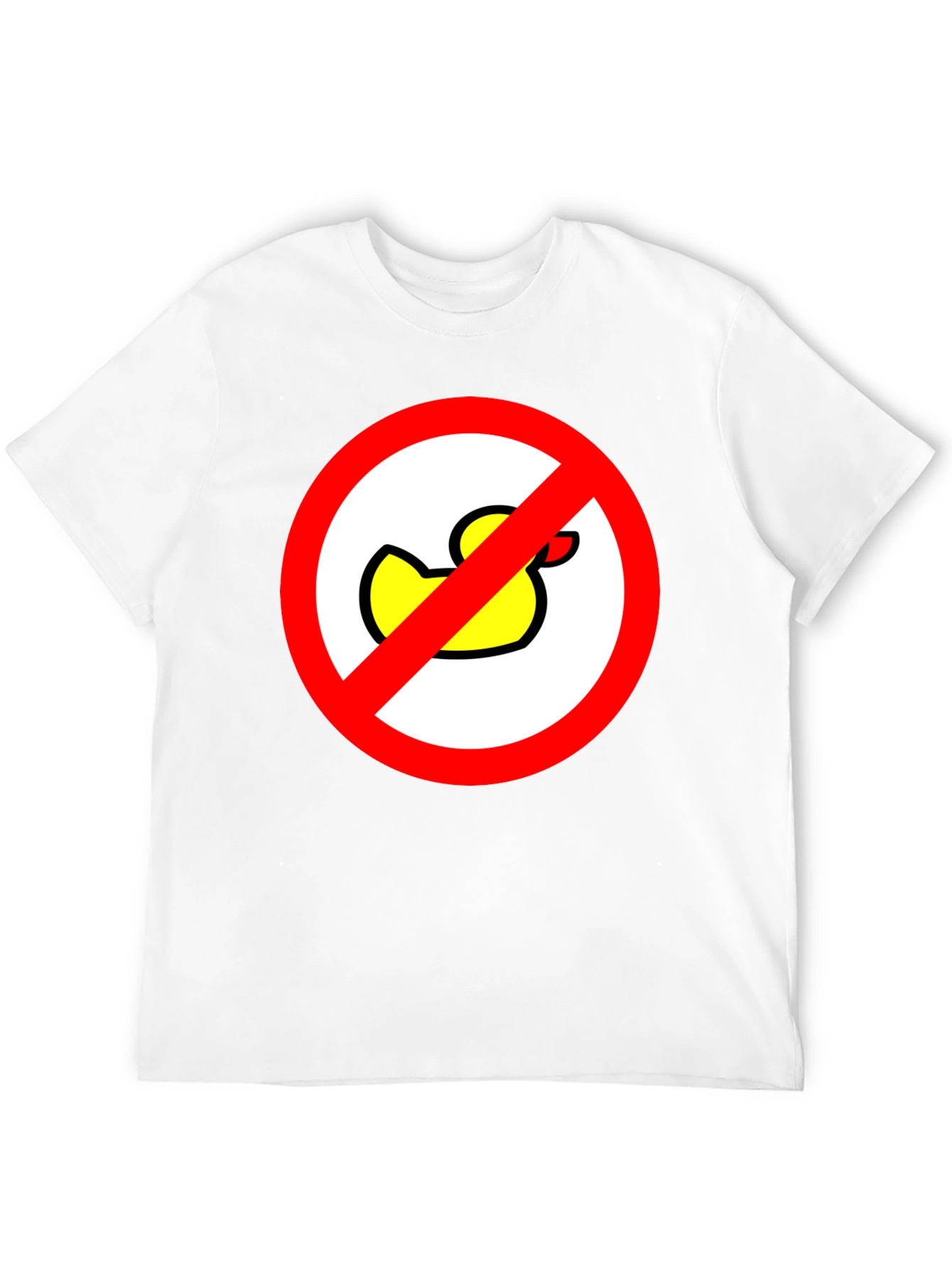 Black No Ducks Allowed T-Shirt - Novelty Graphic Tee view 12