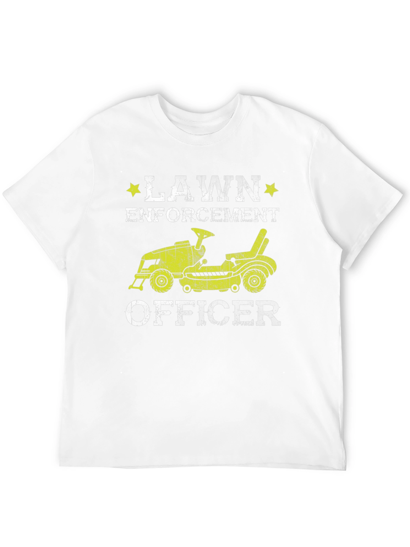 Black Lawn Enforcement Officer Graphic Tee view 12