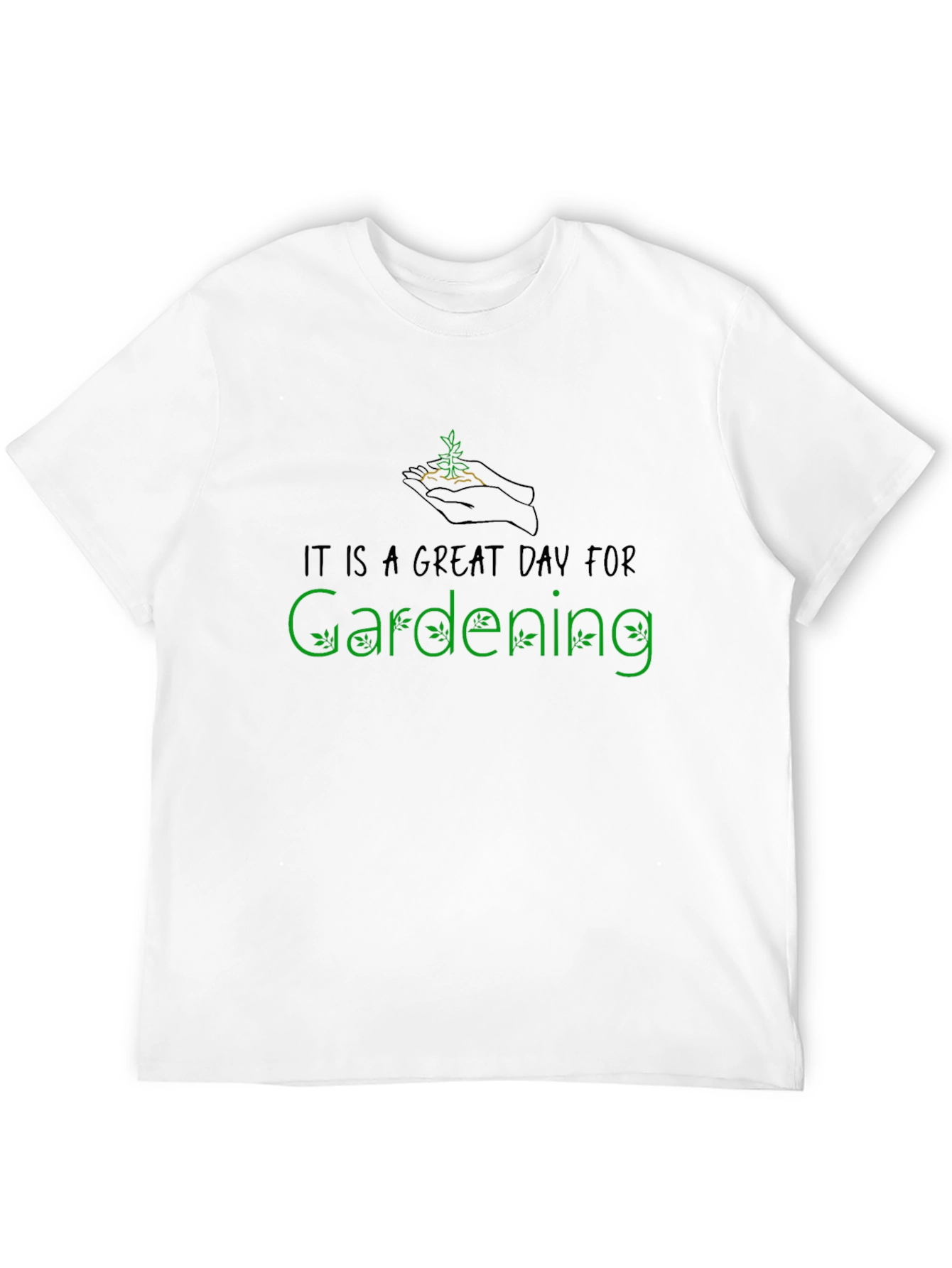 Black Gardening Day T-Shirt view 12