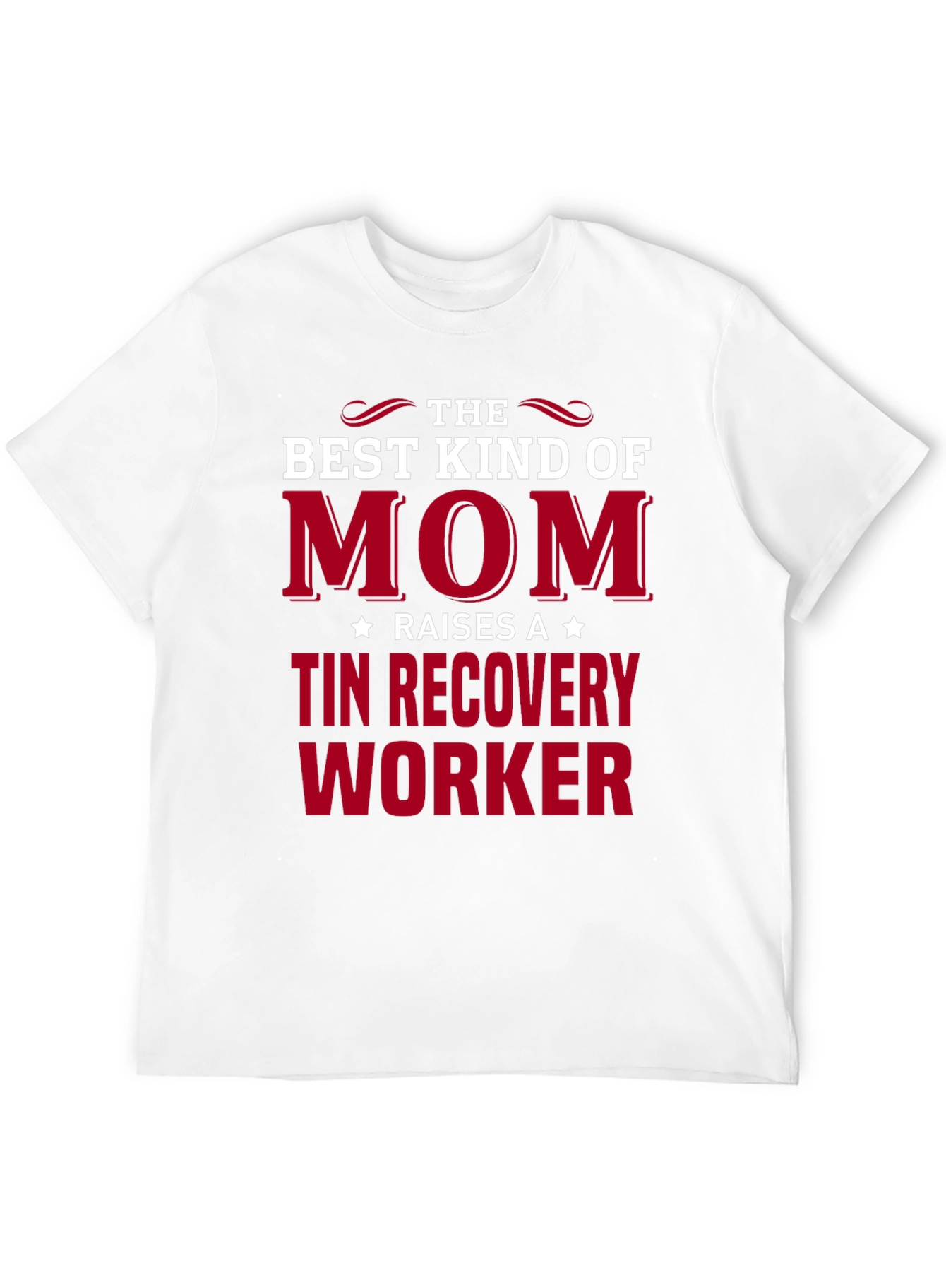 Black Best Kind of Mom T-Shirt - Recovery Worker view 12