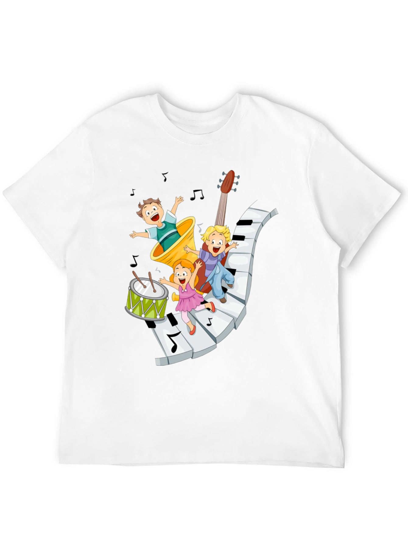 Black Musical Kids Graphic T-Shirt view 12