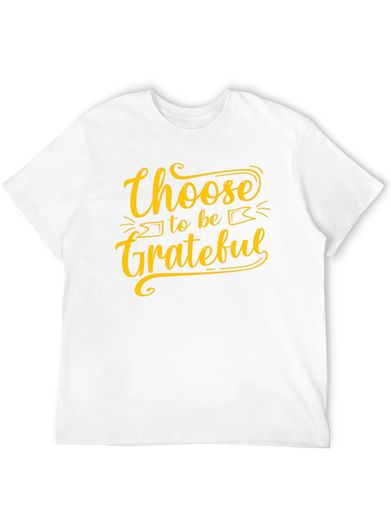 Black Choose to be Grateful Black T-Shirt view 12