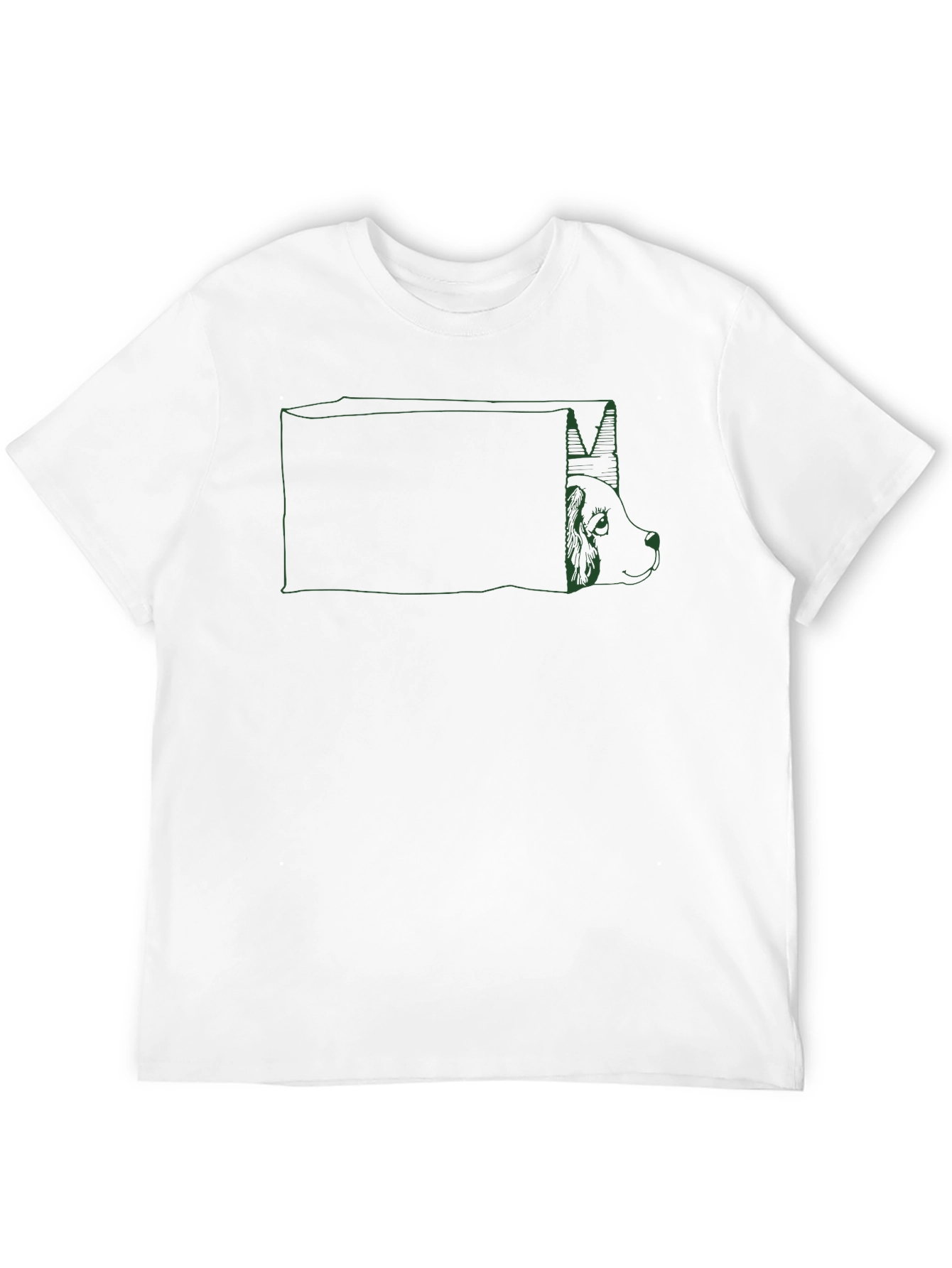 Black Dog in a Box Graphic Tee - Black view 12