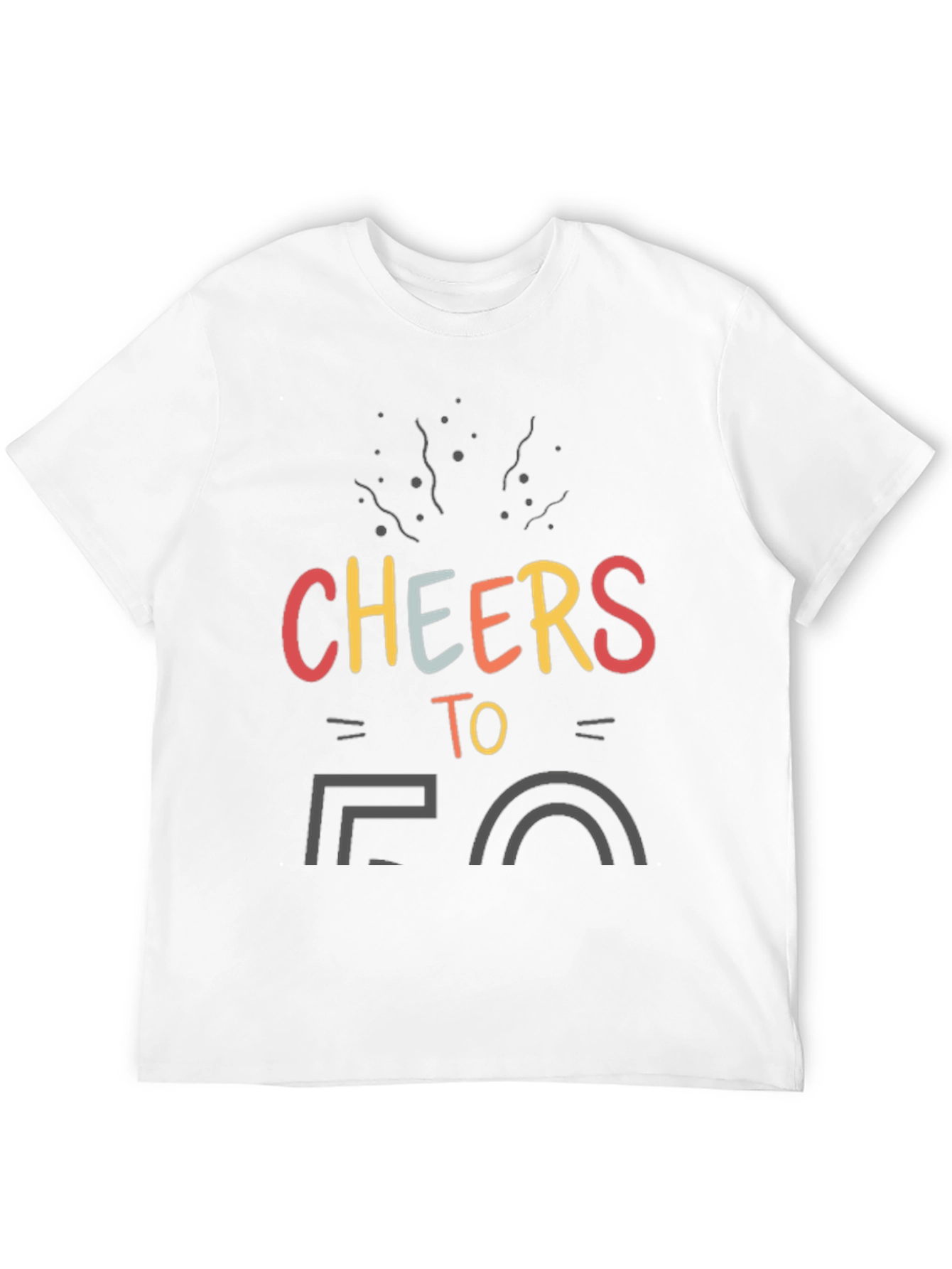 Black Cheers to 50 Black T-Shirt view 12