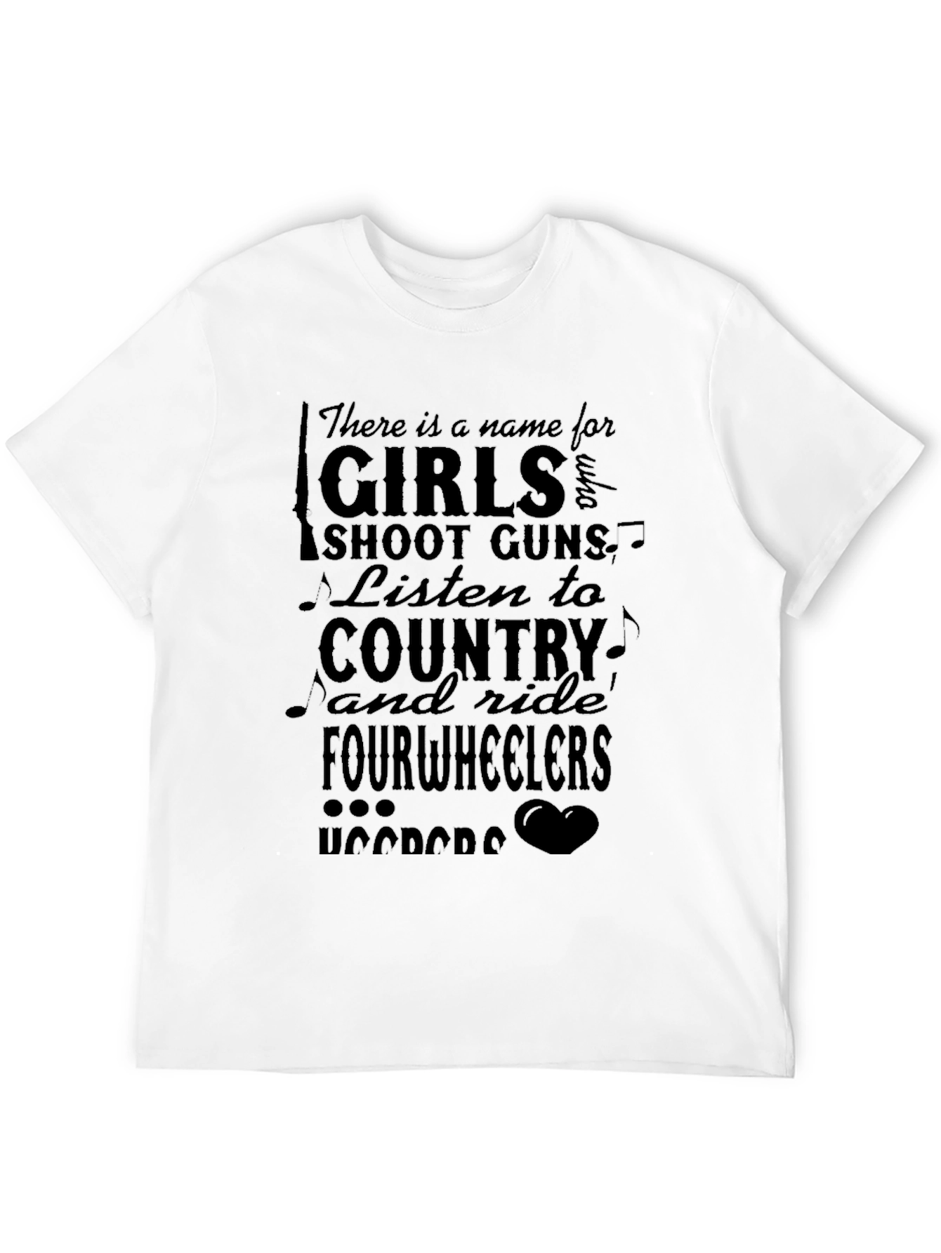 Black Girls Shoot Guns Country Fourwheelers Black T-Shirt view 12