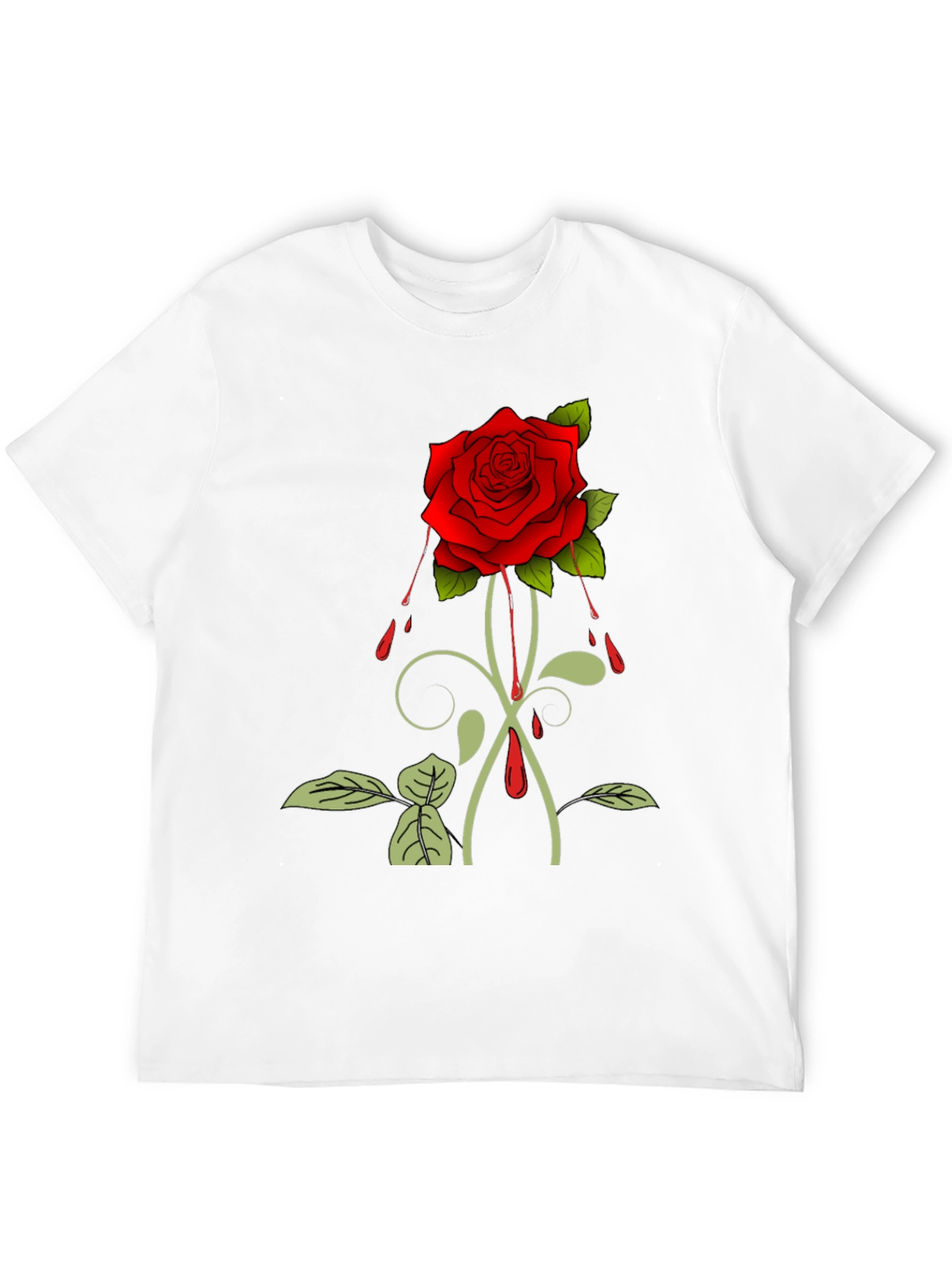 Black Rose Graphic T-Shirt - Black view 12