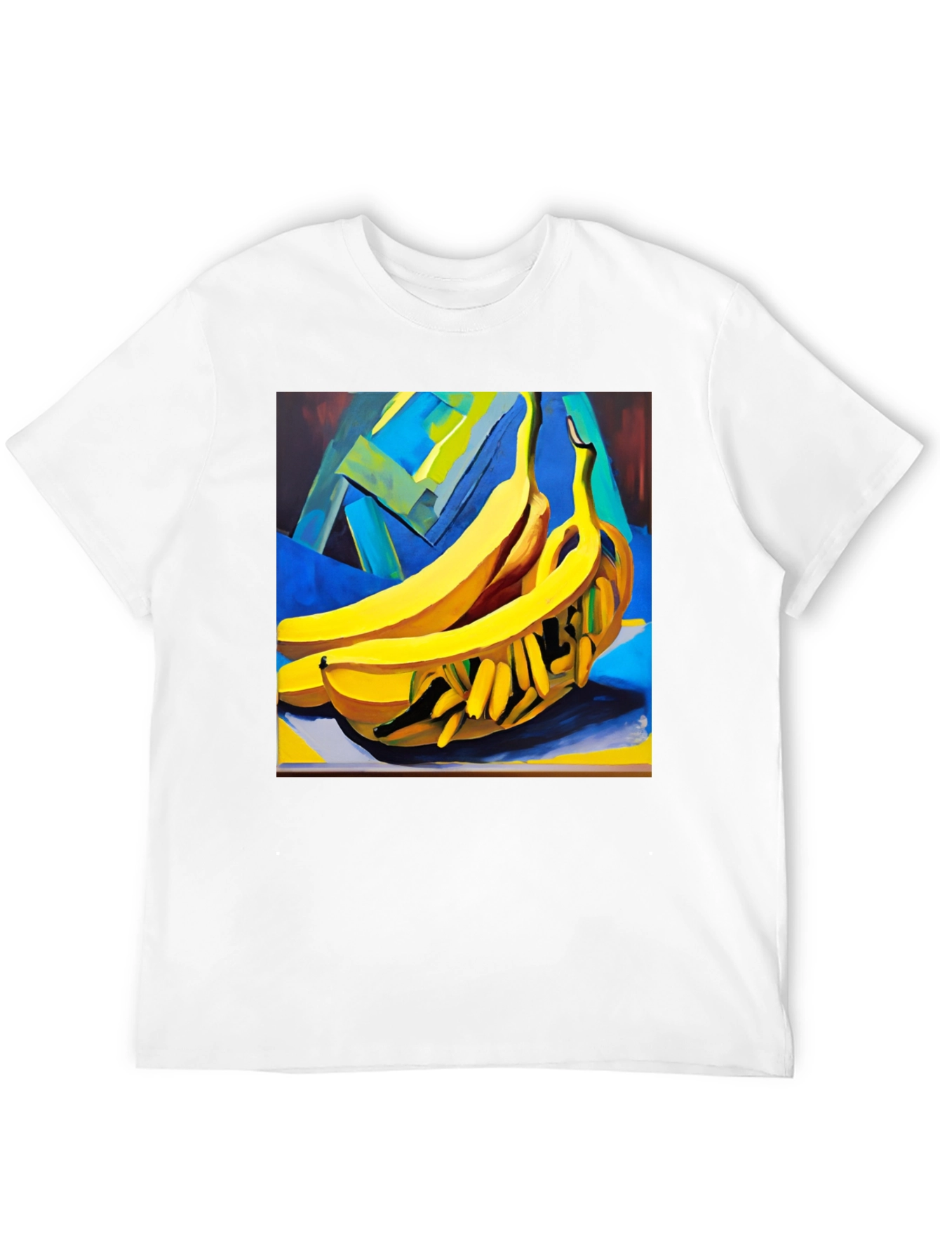 Black Abstract Banana T-Shirt view 12