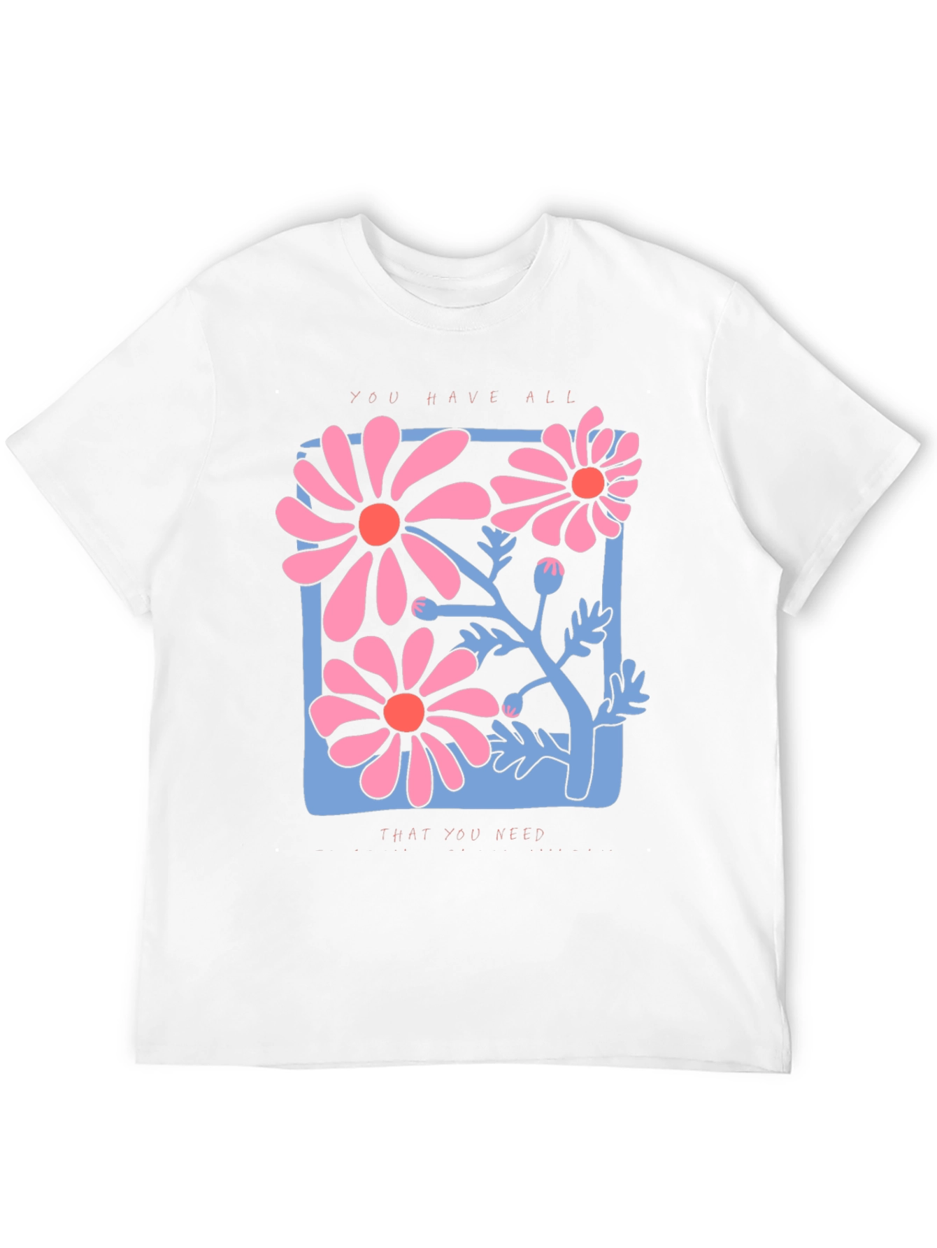 Black Floral Graphic Tee - You Have All That You Need view 12