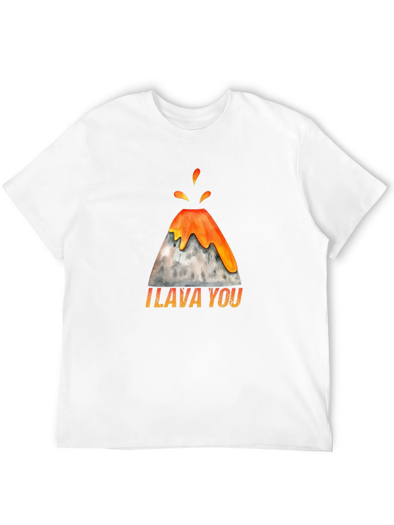 Black I Lava You Volcano Graphic Tee view 12