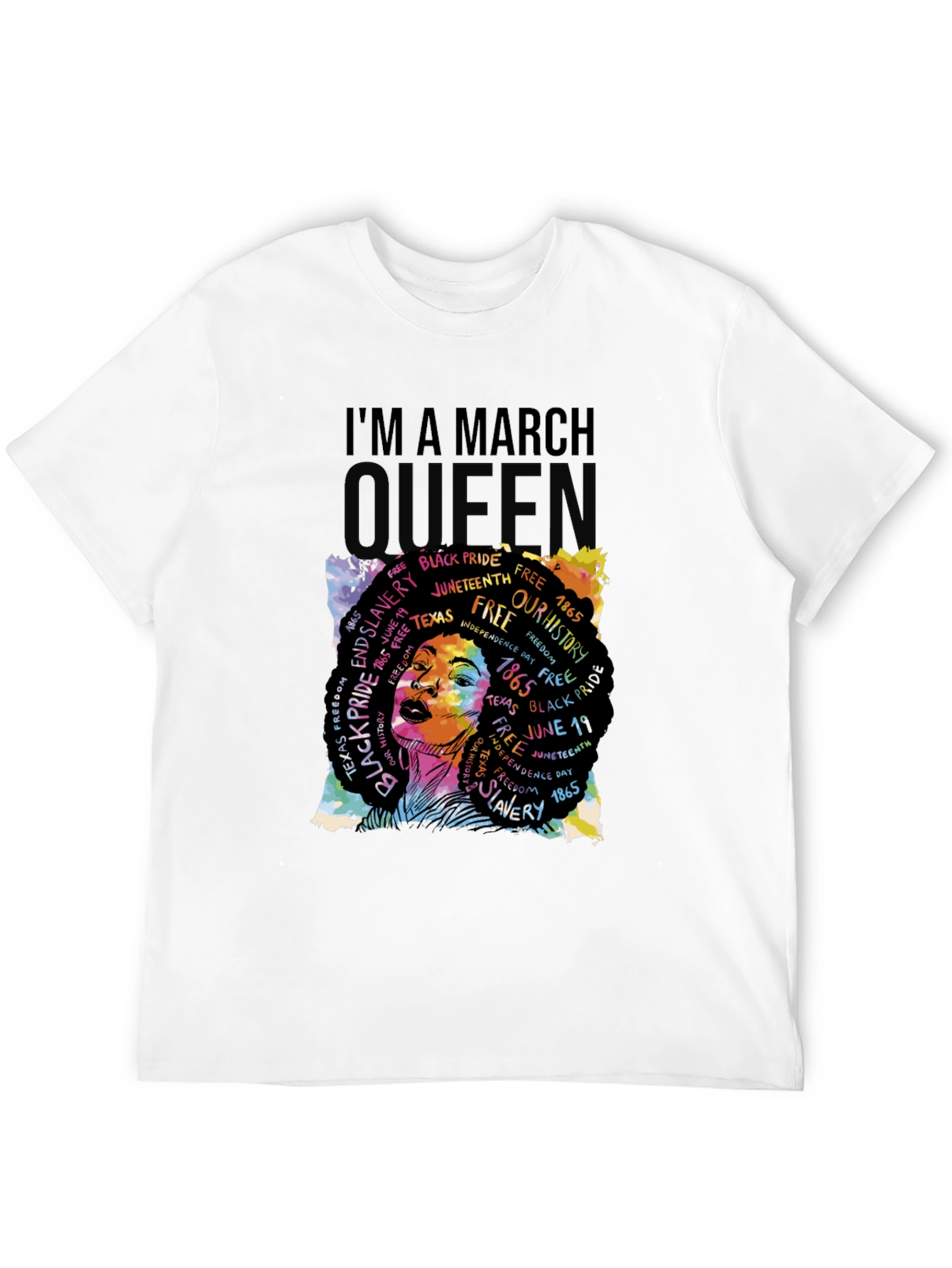 Black March Queen Black Pride Graphic Tee view 12