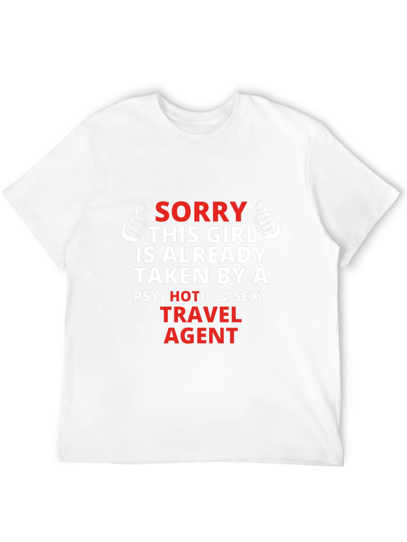 Black Travel Agent Graphic T-Shirt - Sorry Girl Taken view 12
