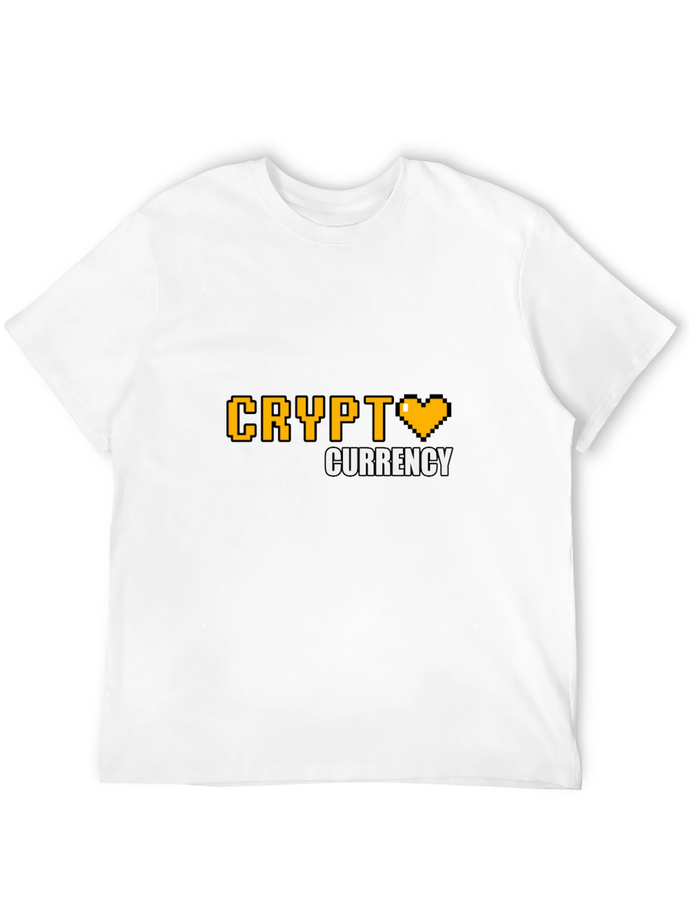 Black Crypto Currency Pixel Art T-Shirt - Black view 12