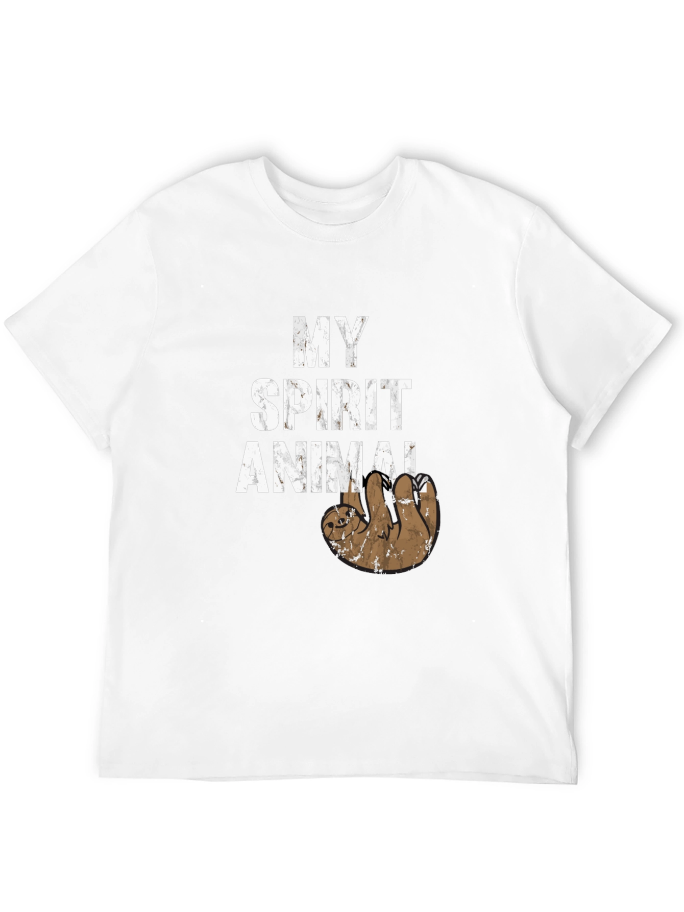Black My Spirit Animal Sloth T-Shirt Funny Novelty Tee view 12