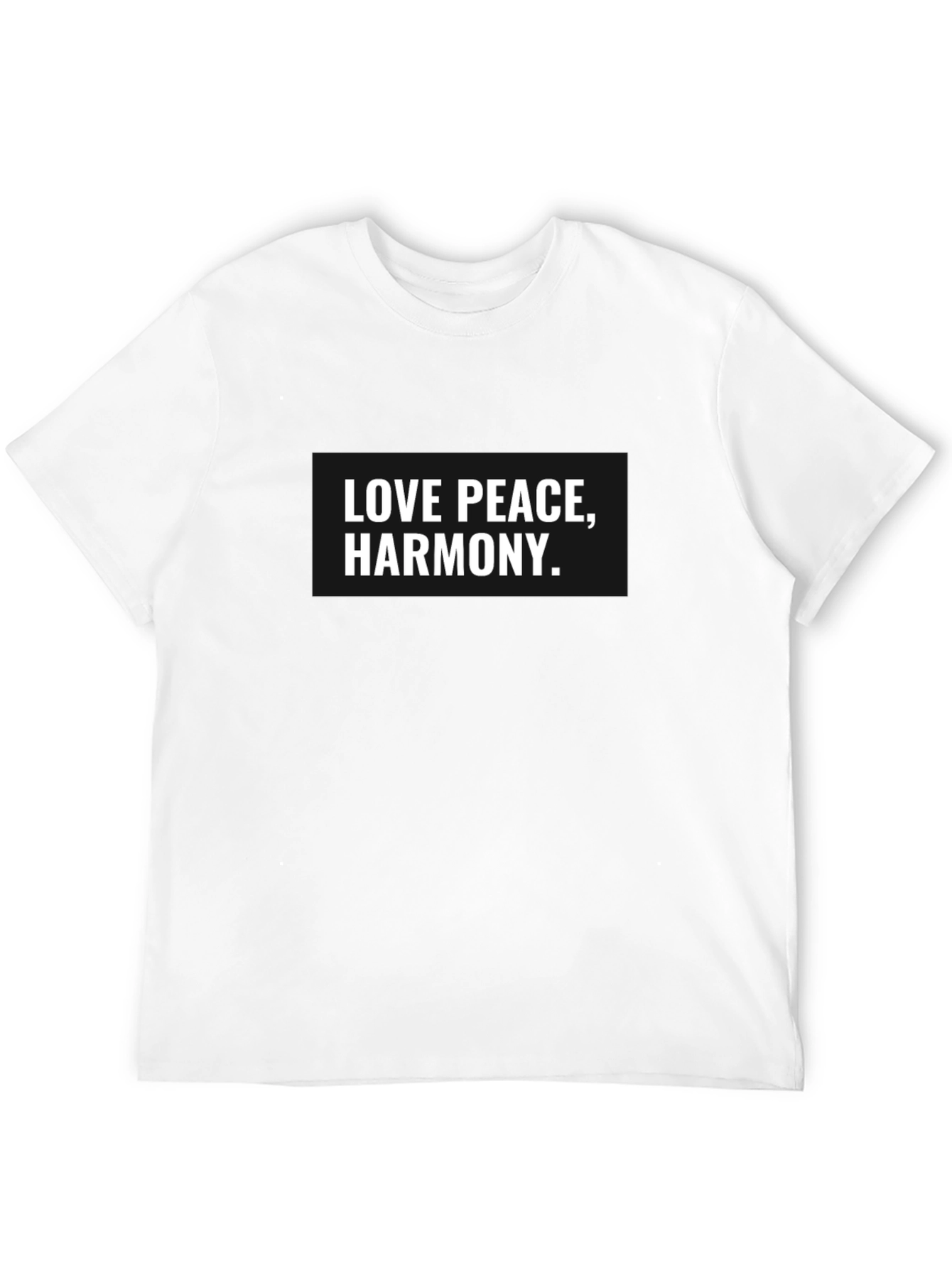 Black Love Peace Harmony Graphic T-Shirt view 12