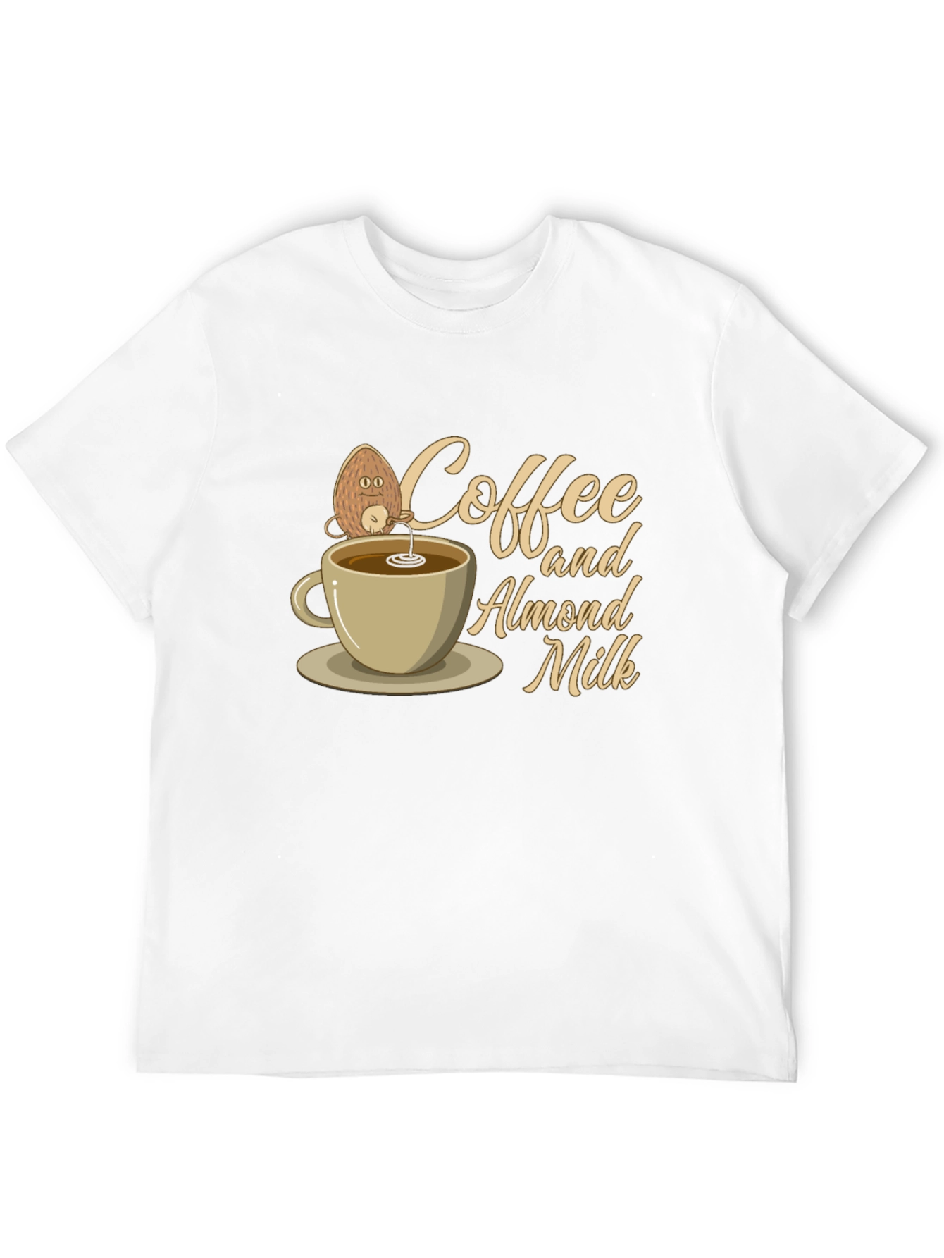 Coffee & Almond Milk Graphic T-Shirt - 12