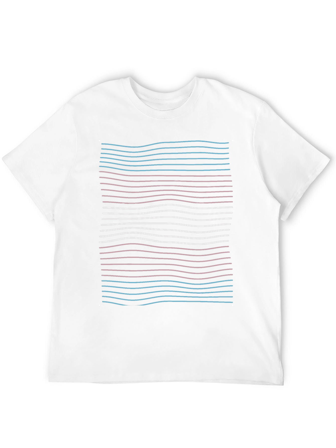 Black Transgender Pride Flag Stripes Black T-Shirt view 12