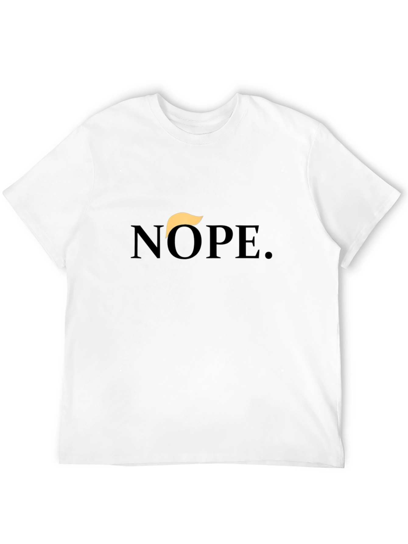 Black Nope. T-Shirt view 12