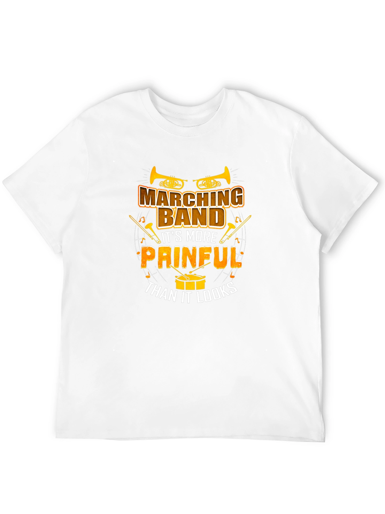 Black Marching Band Painful T-Shirt view 12
