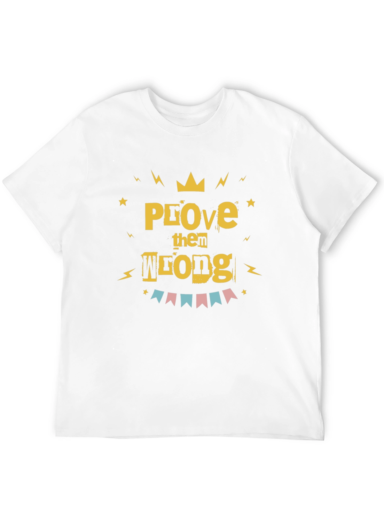 Black Prove Them Wrong Graphic Print T-Shirt view 12