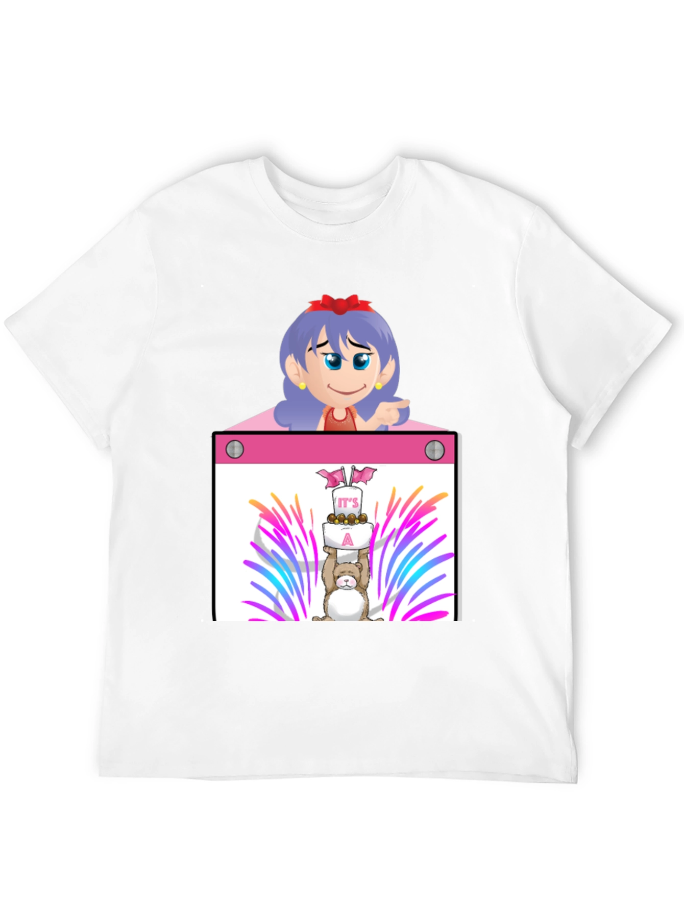 Black Cartoon Character Graphic Tee - Celebrate with Style! view 12