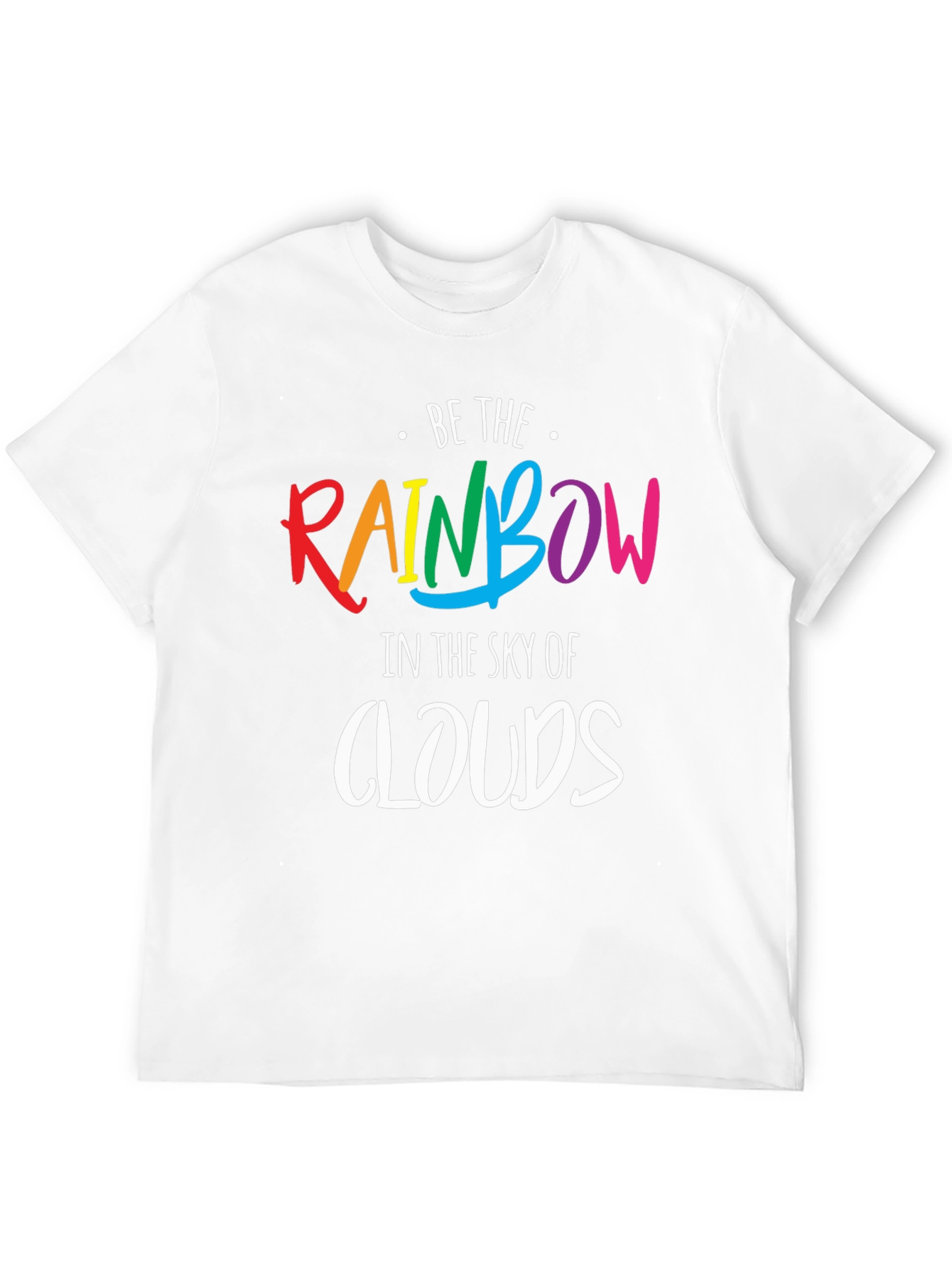 Black Be The Rainbow T-Shirt - Inspirational Pride Tee view 12