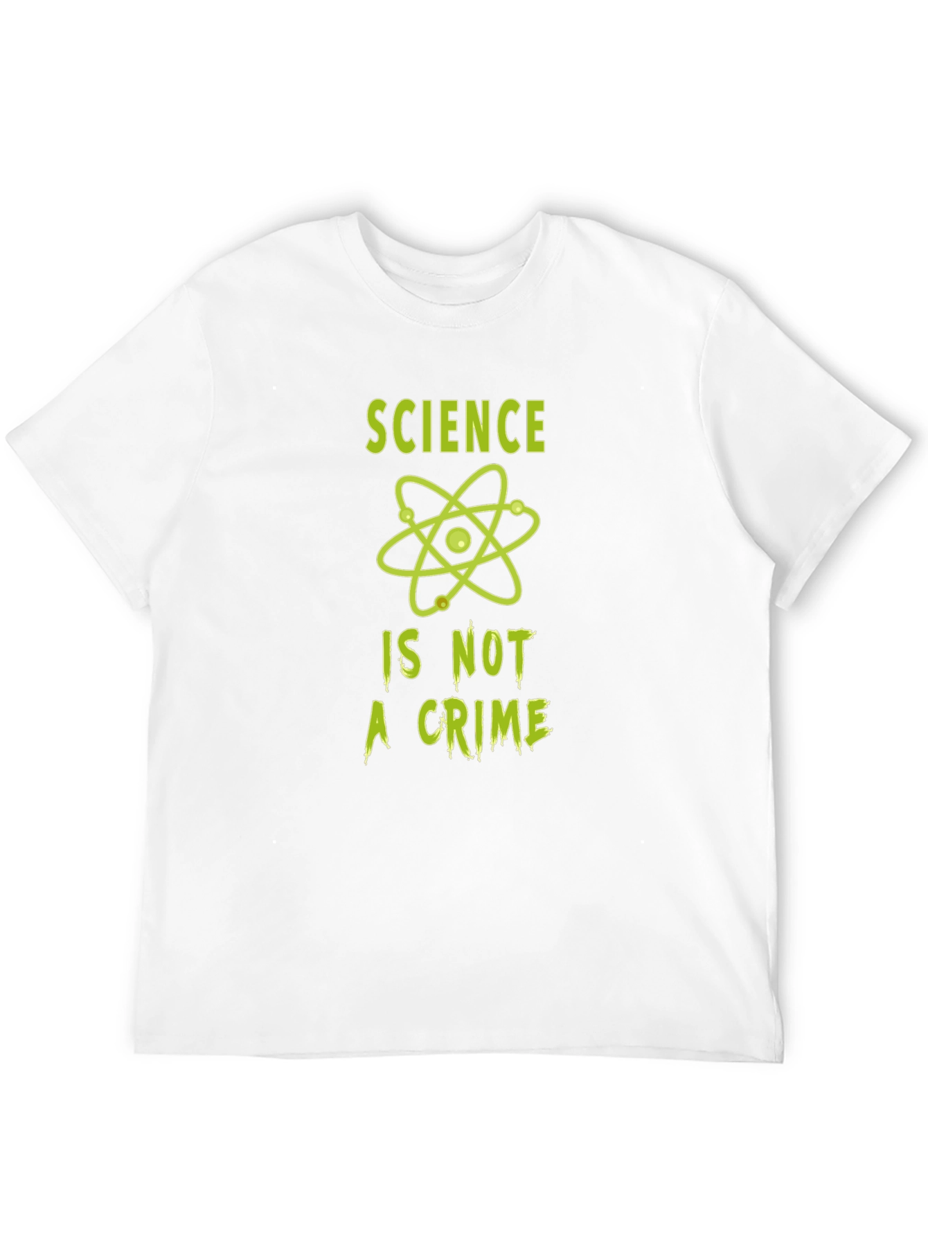 Black Science Is Not A Crime T-Shirt - Black view 12