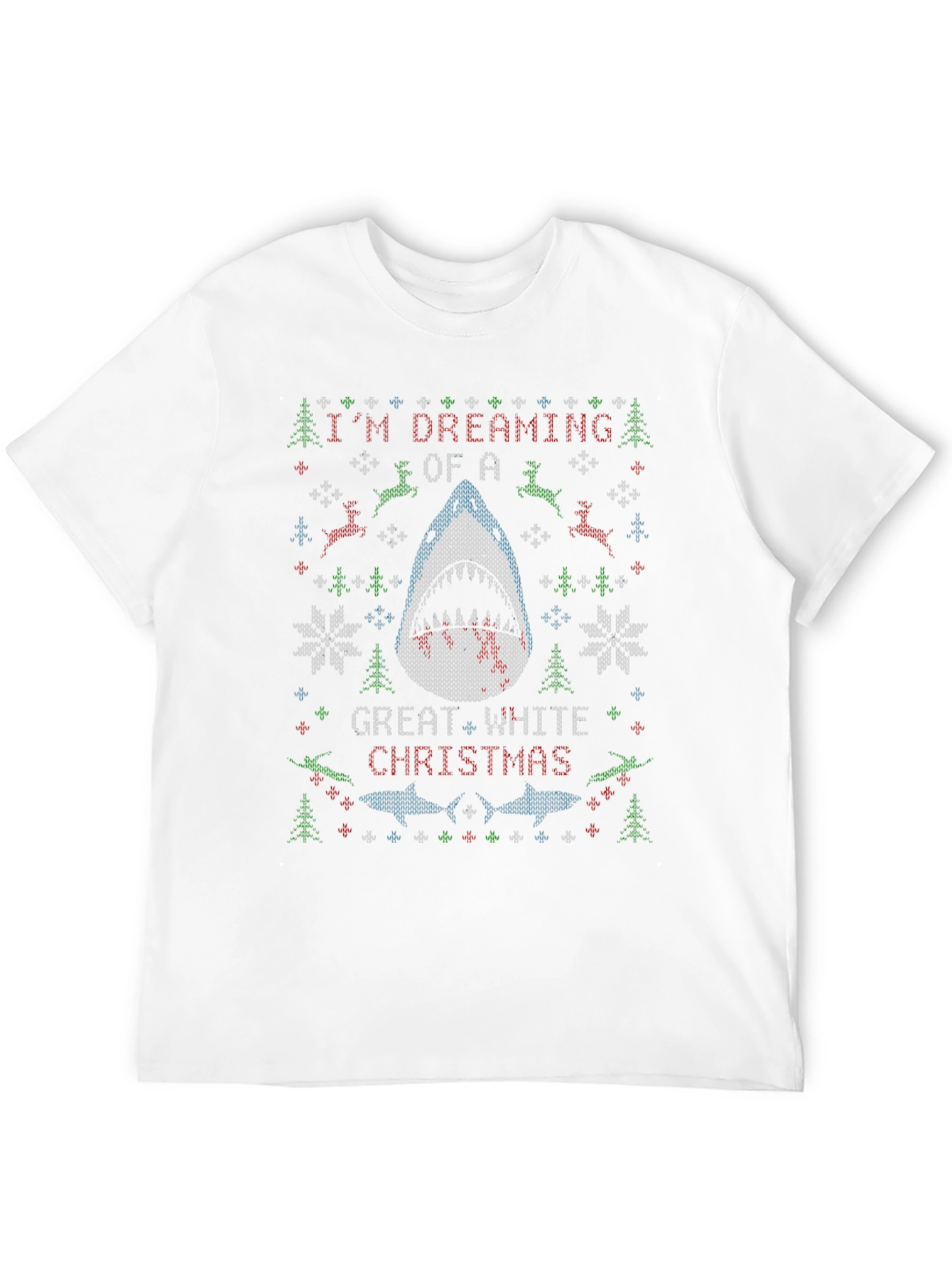Black Great White Christmas T-Shirt view 12