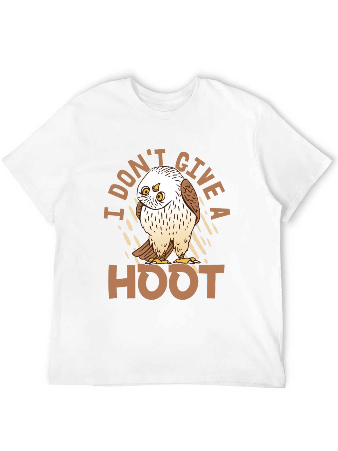 Black I Don't Give a Hoot Owl T-Shirt view 12