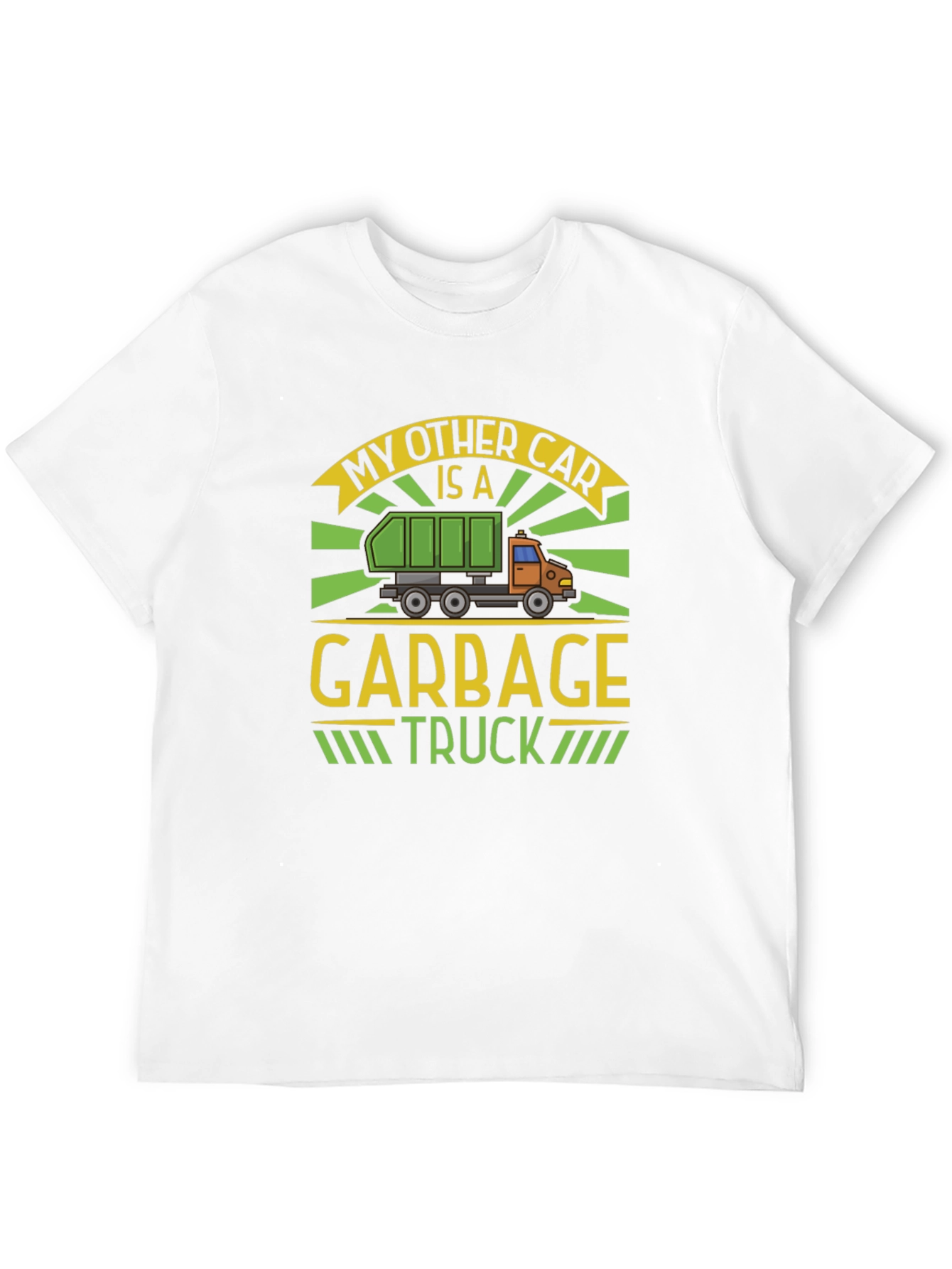 Black My Other Car is a Garbage Truck T-Shirt view 12