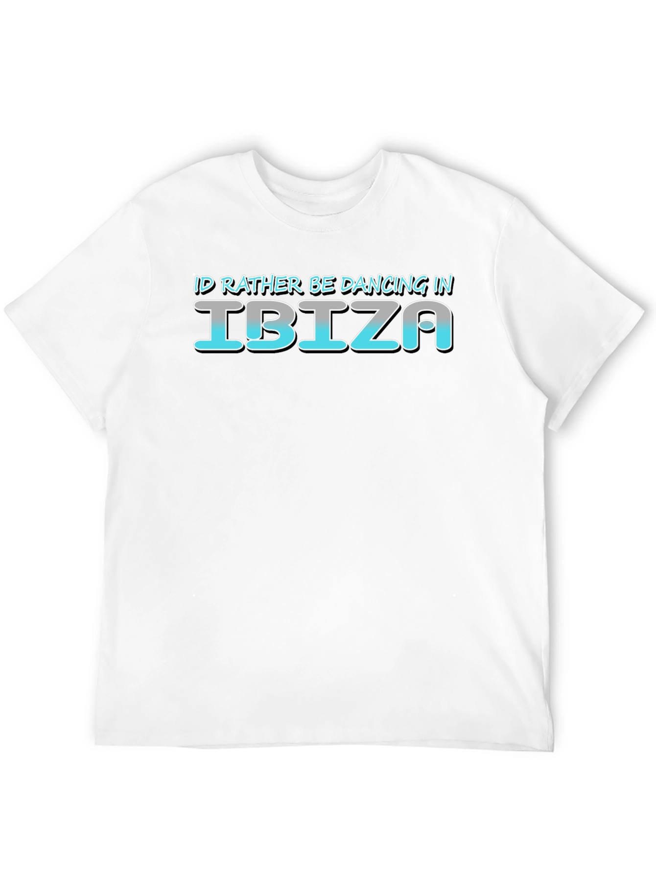 Black Ibiza Dancing T-Shirt - Men's Black Tee view 12