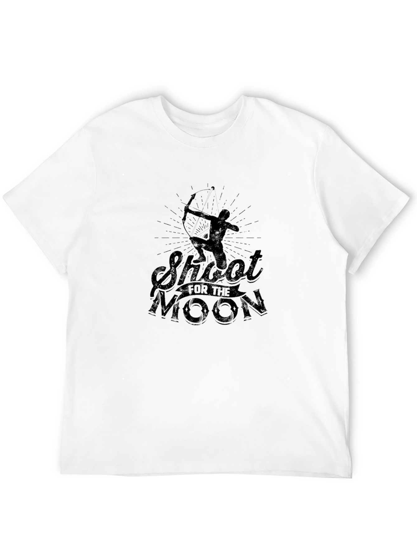 Black Shoot for the Moon Black Graphic Tee view 12