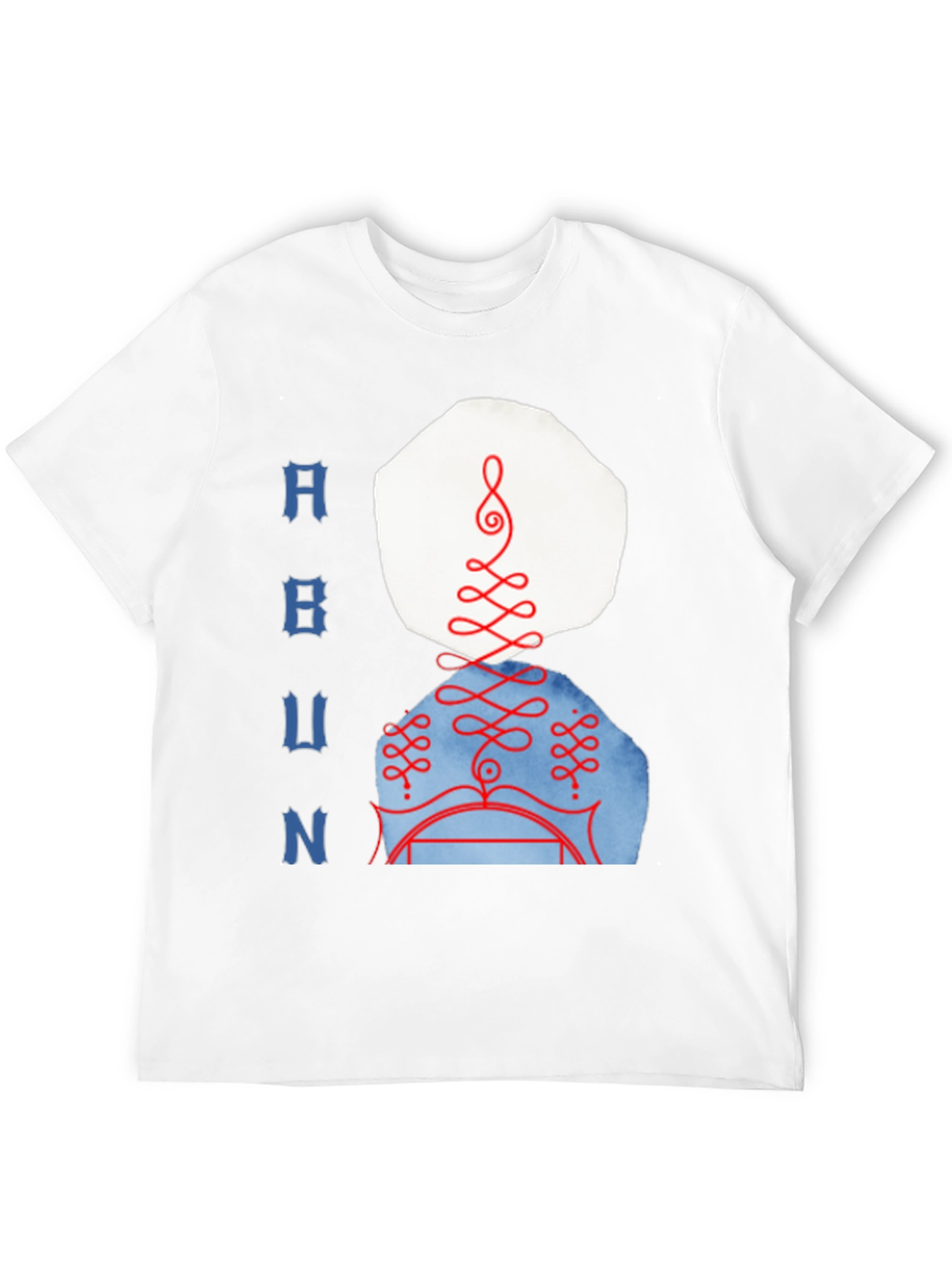 Black Abstract Graphic Print T-Shirt view 12