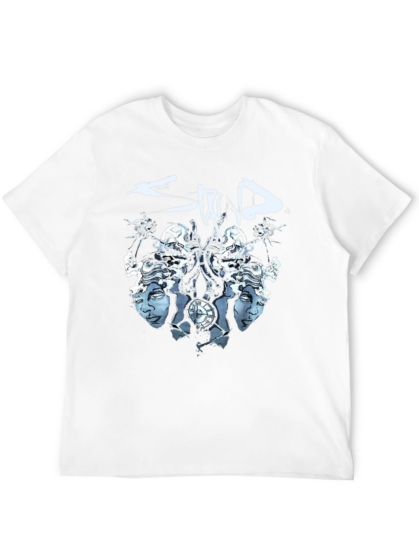 Black Staind Band Graphic T-Shirt - Black Cotton Blend view 12