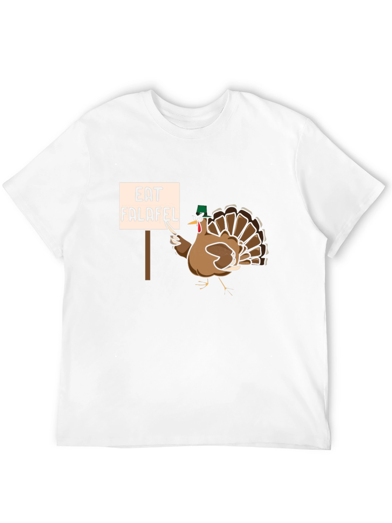 Black Eat Falafel Turkey Humor T-Shirt view 12