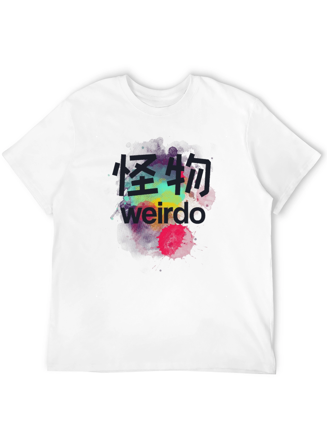 Black Weirdo Graphic T-Shirt - Street Style Tee view 12