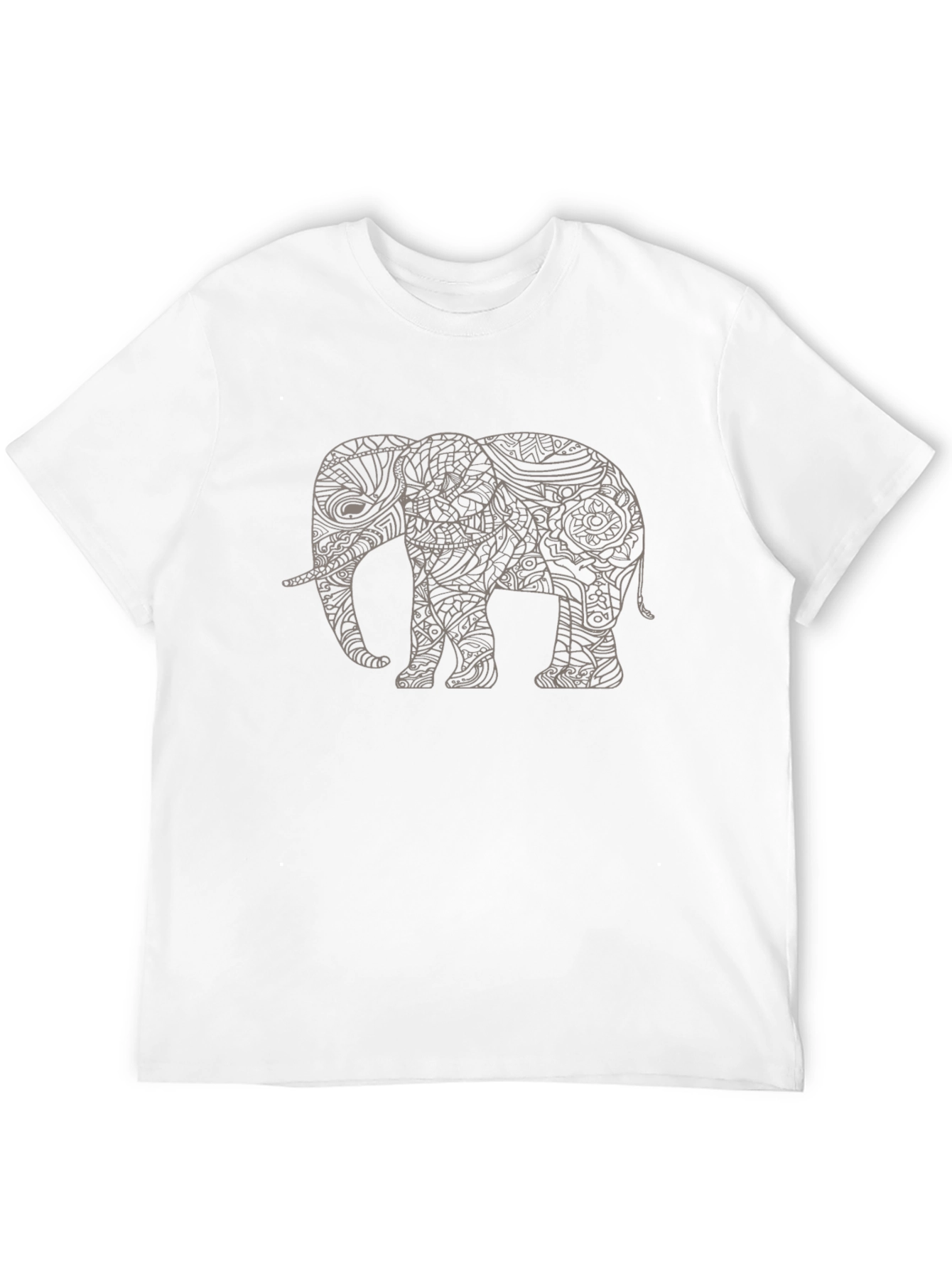 Black Elephant Graphic Tee - Men's Black Short Sleeve view 12