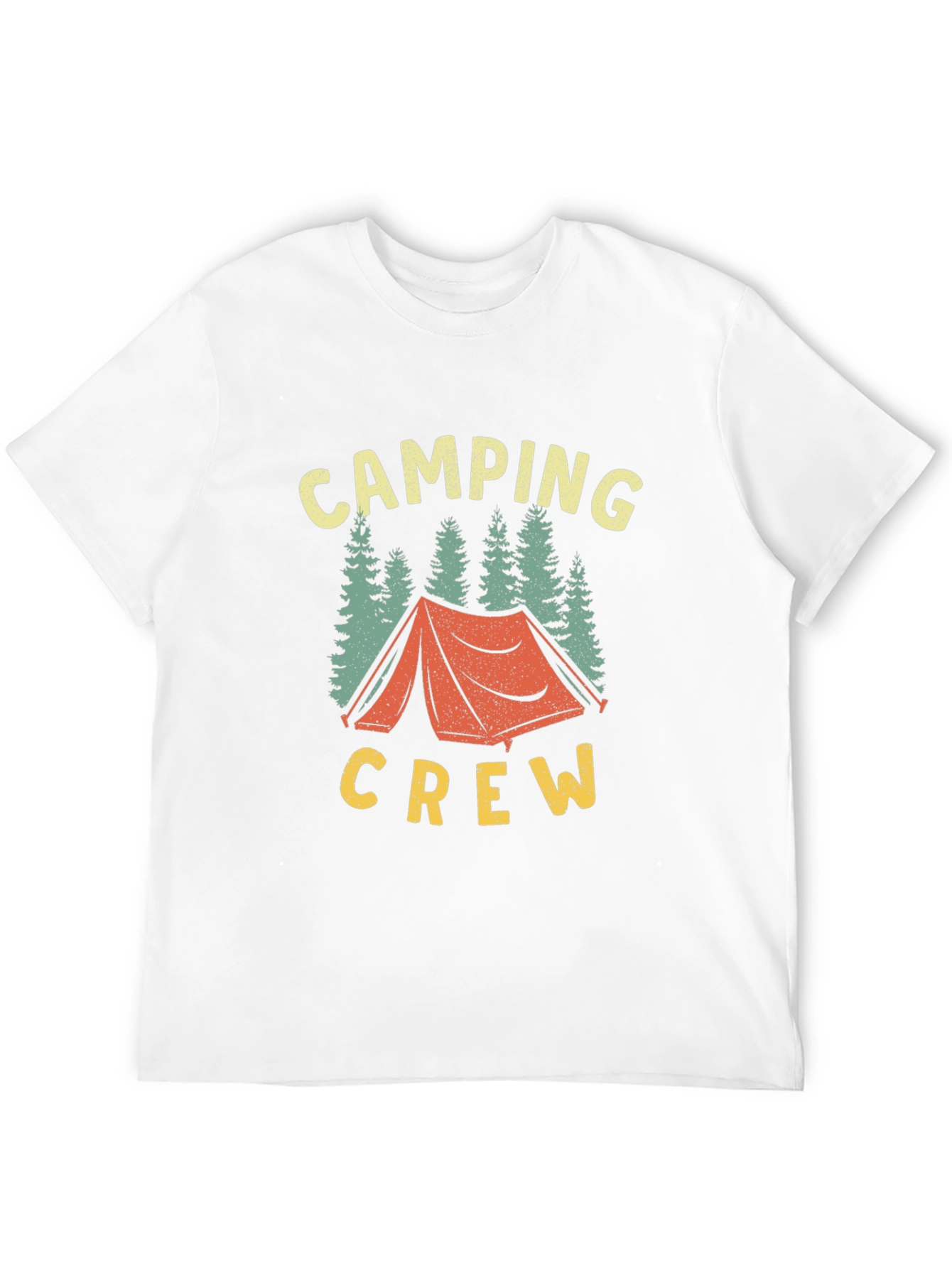 Black Camping Crew Graphic Tee - Black Cotton view 12