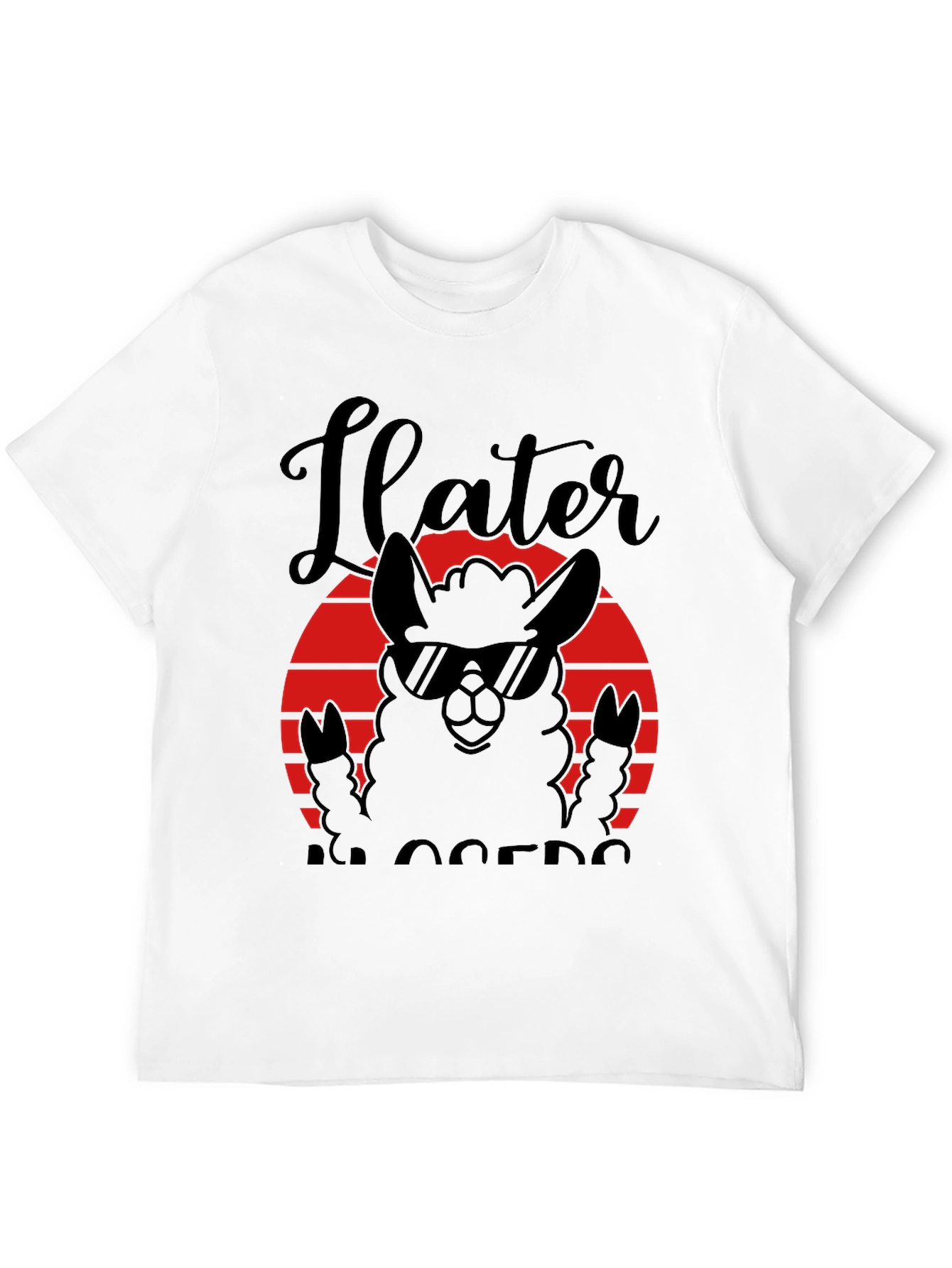 Llama Hater T-Shirt - Funny Alpaca Tee - 12