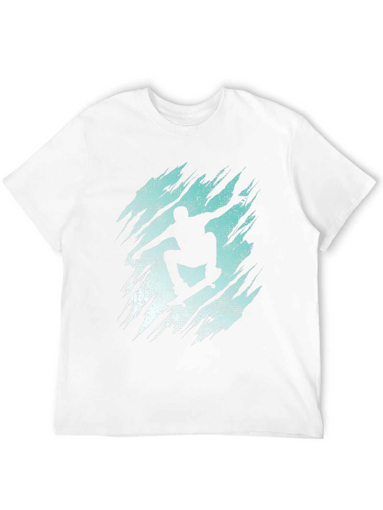 Black Skater Graphic Tee - Cool Streetwear Shirt view 12